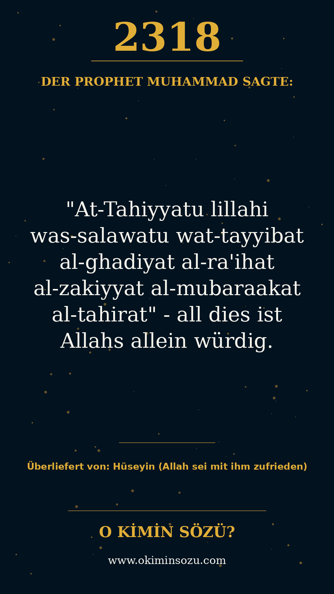 hadith 2318
