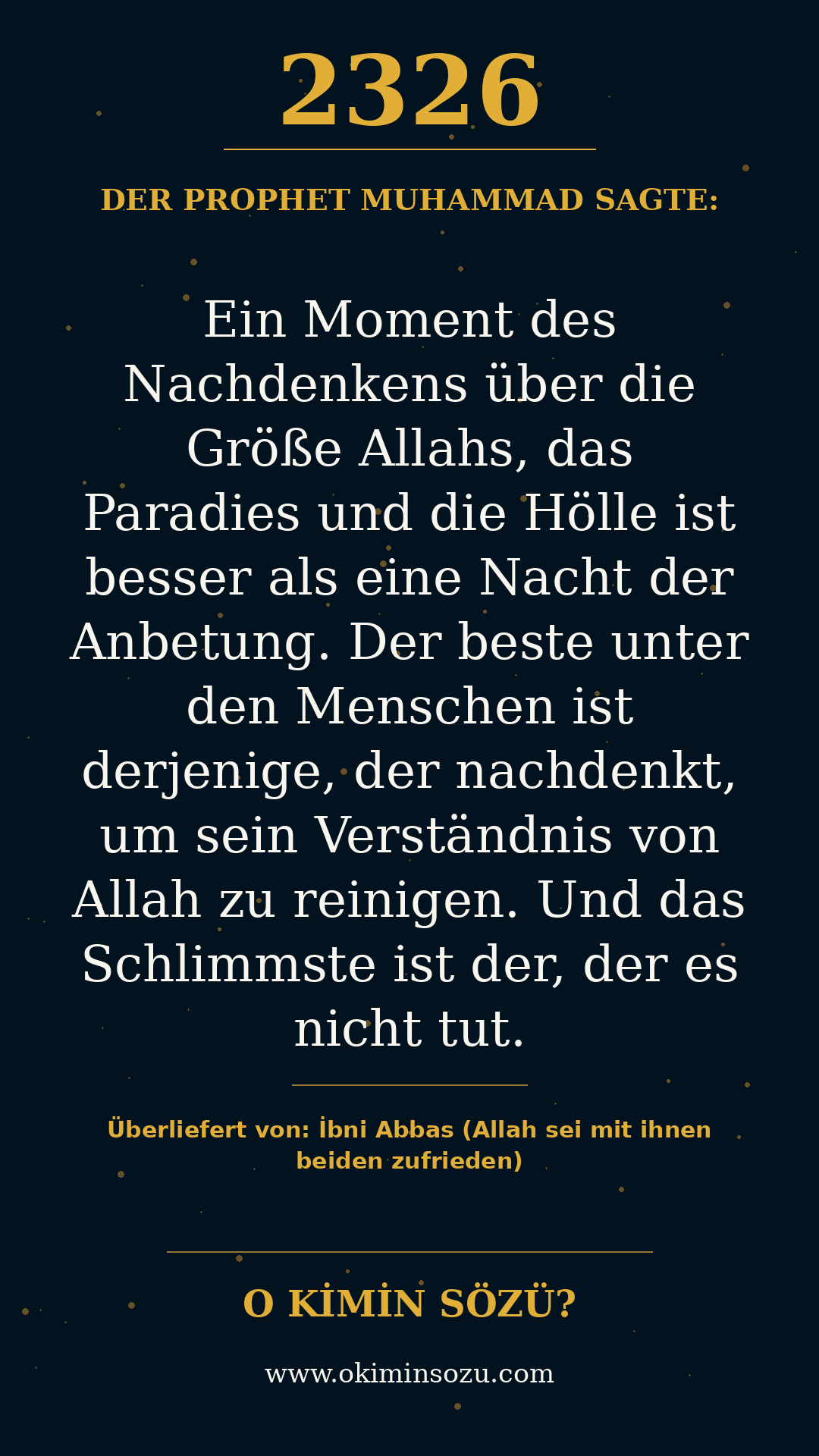 hadith 2326