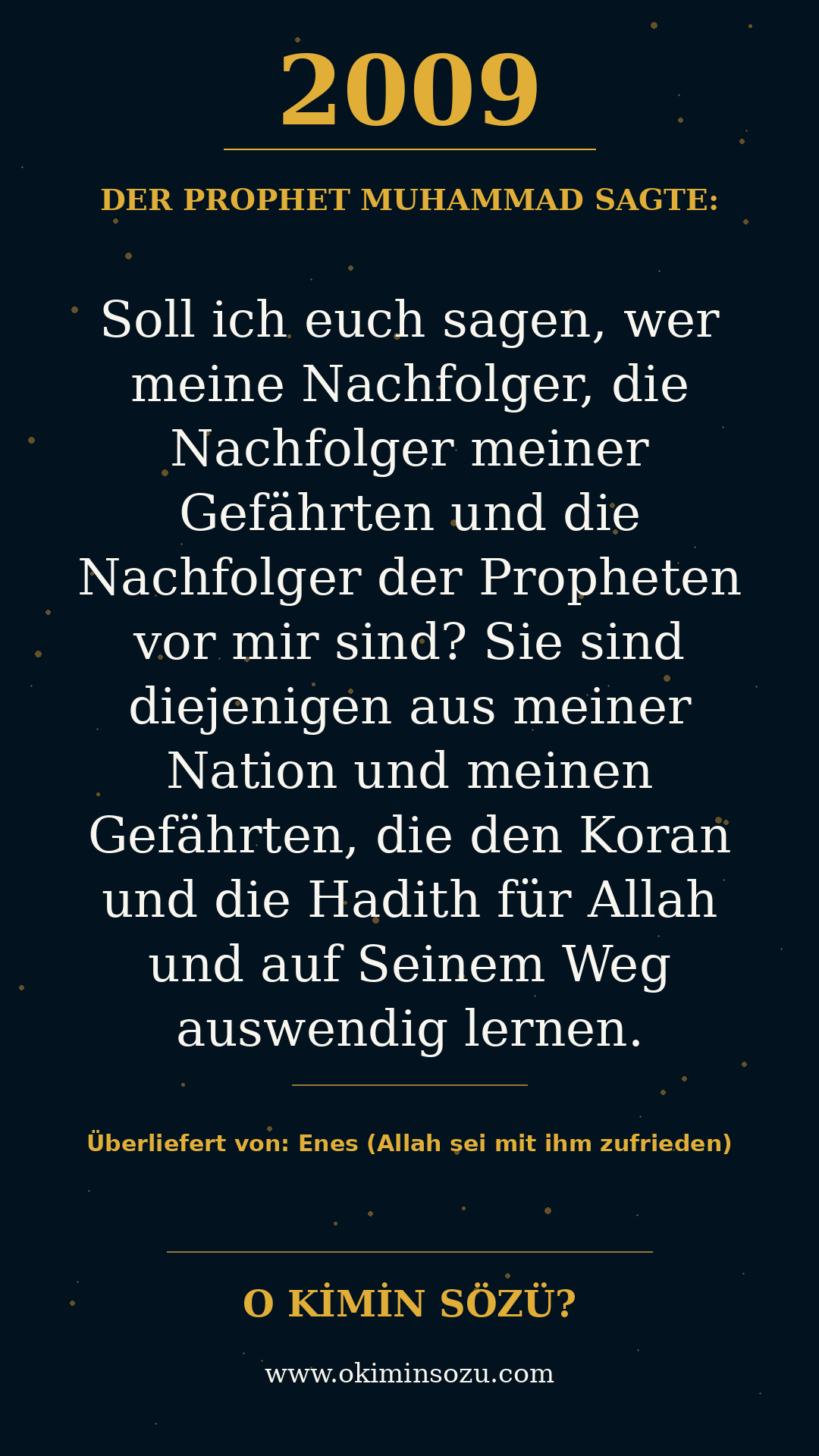 hadith 2009