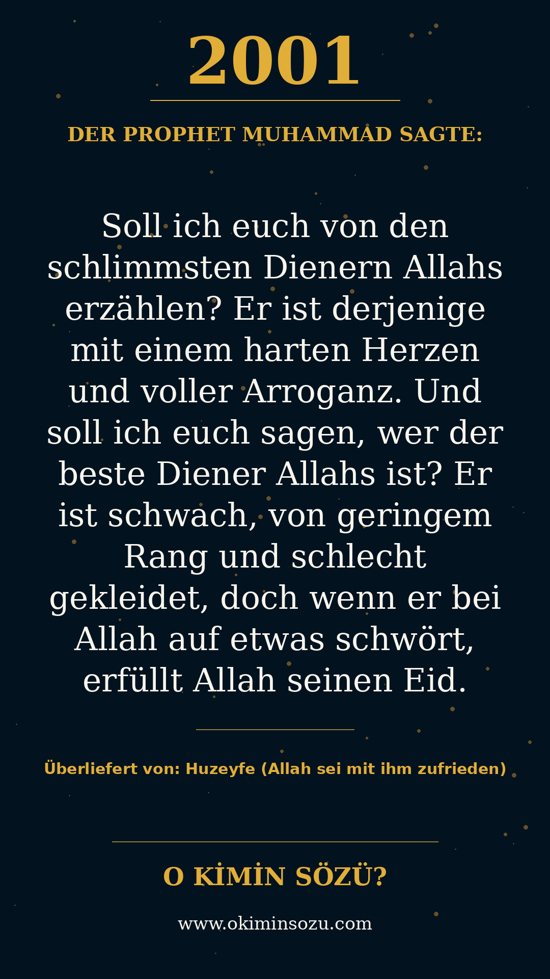 hadith 2001