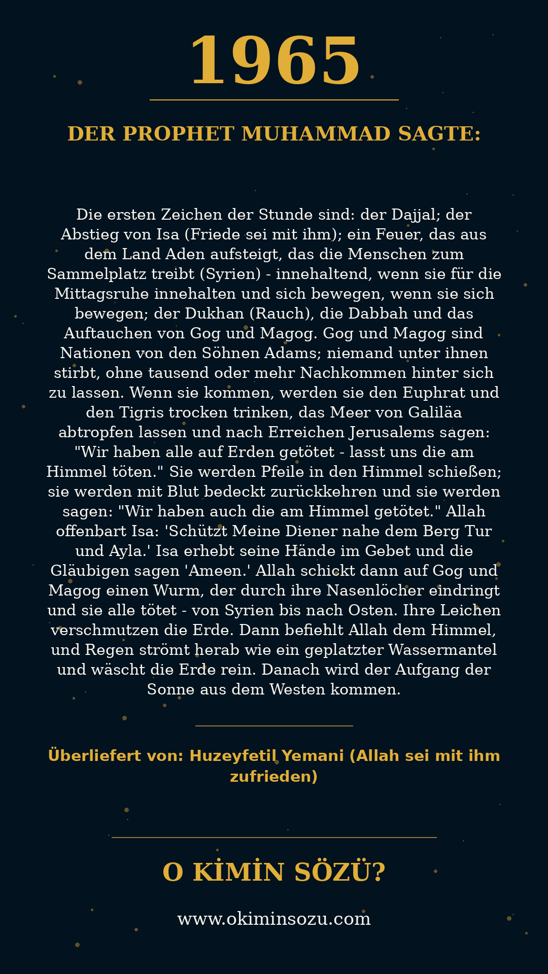 hadith 1965