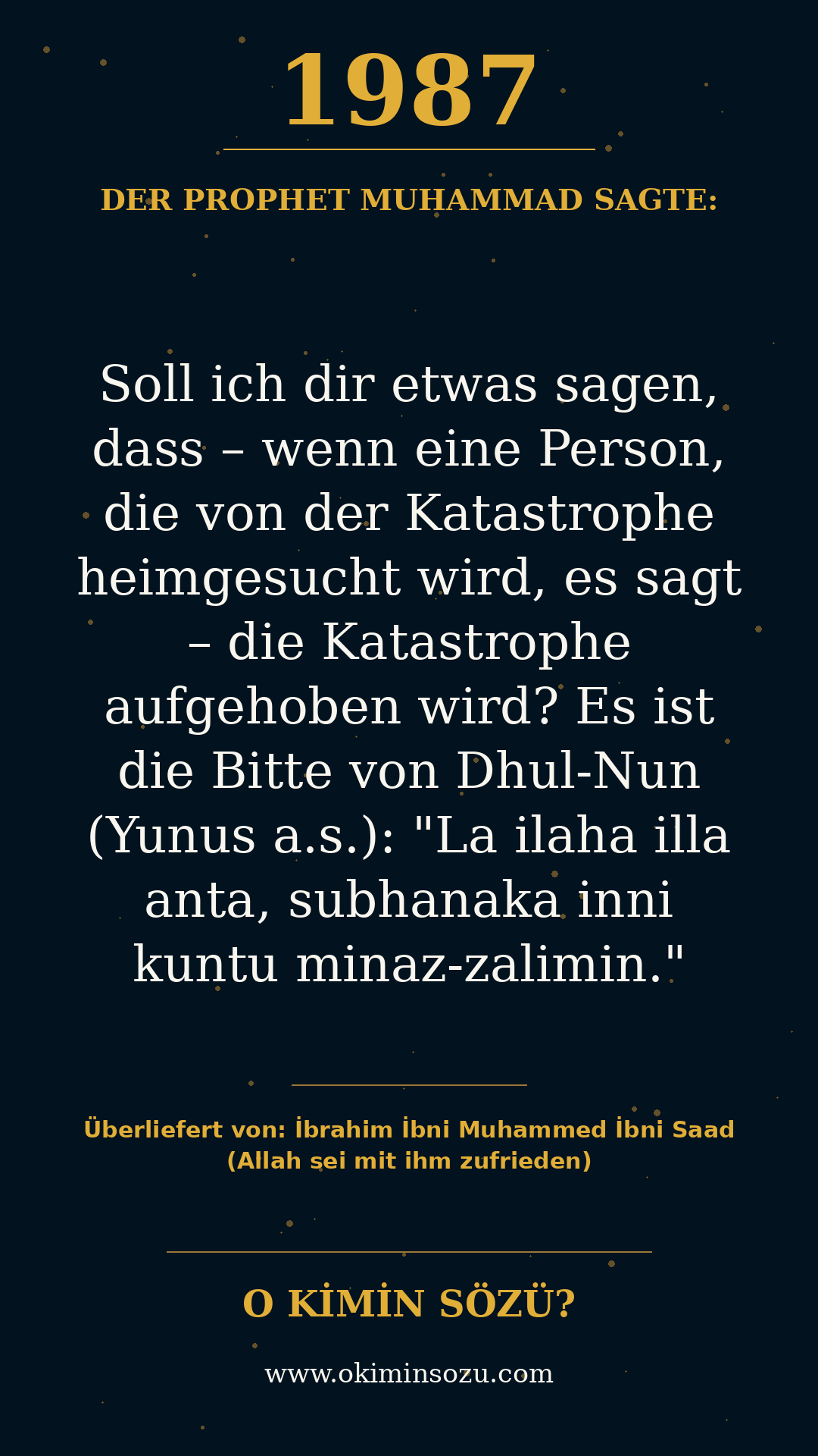 hadith 1987