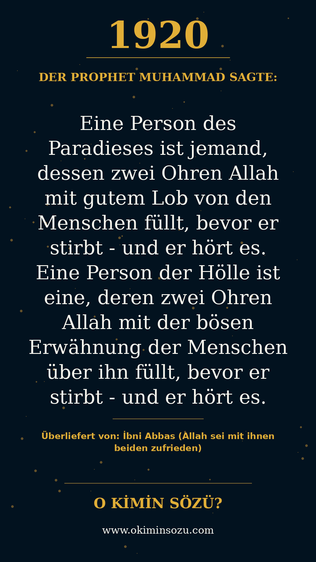 hadith 1920