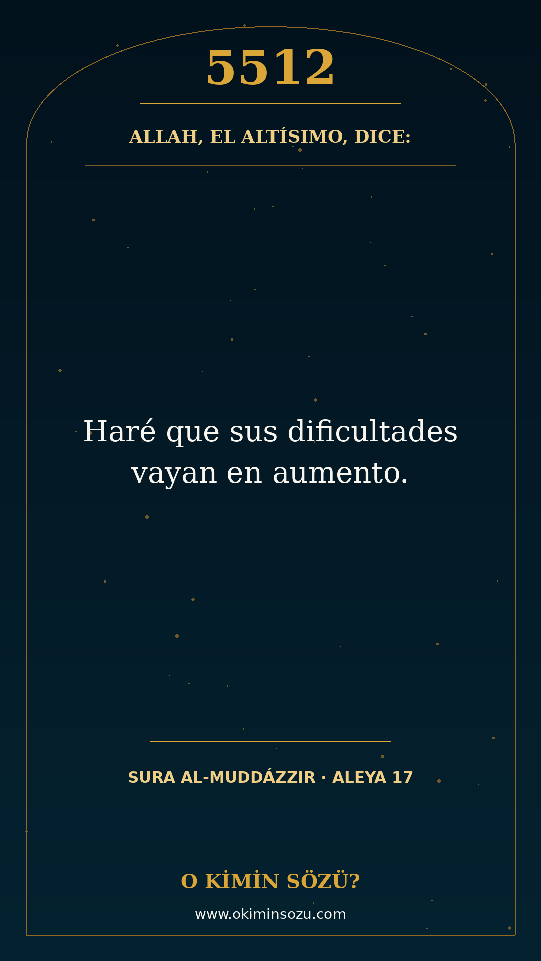 ayet 5512 sure 074 ayet 017