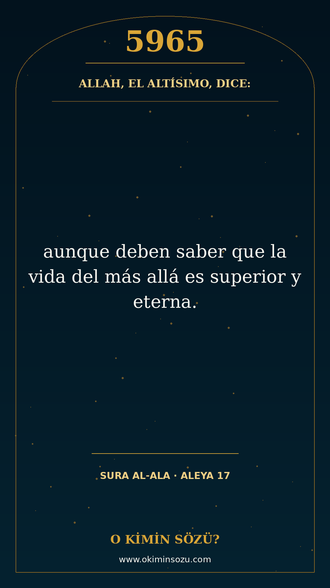 ayet 5965 sure 087 ayet 017