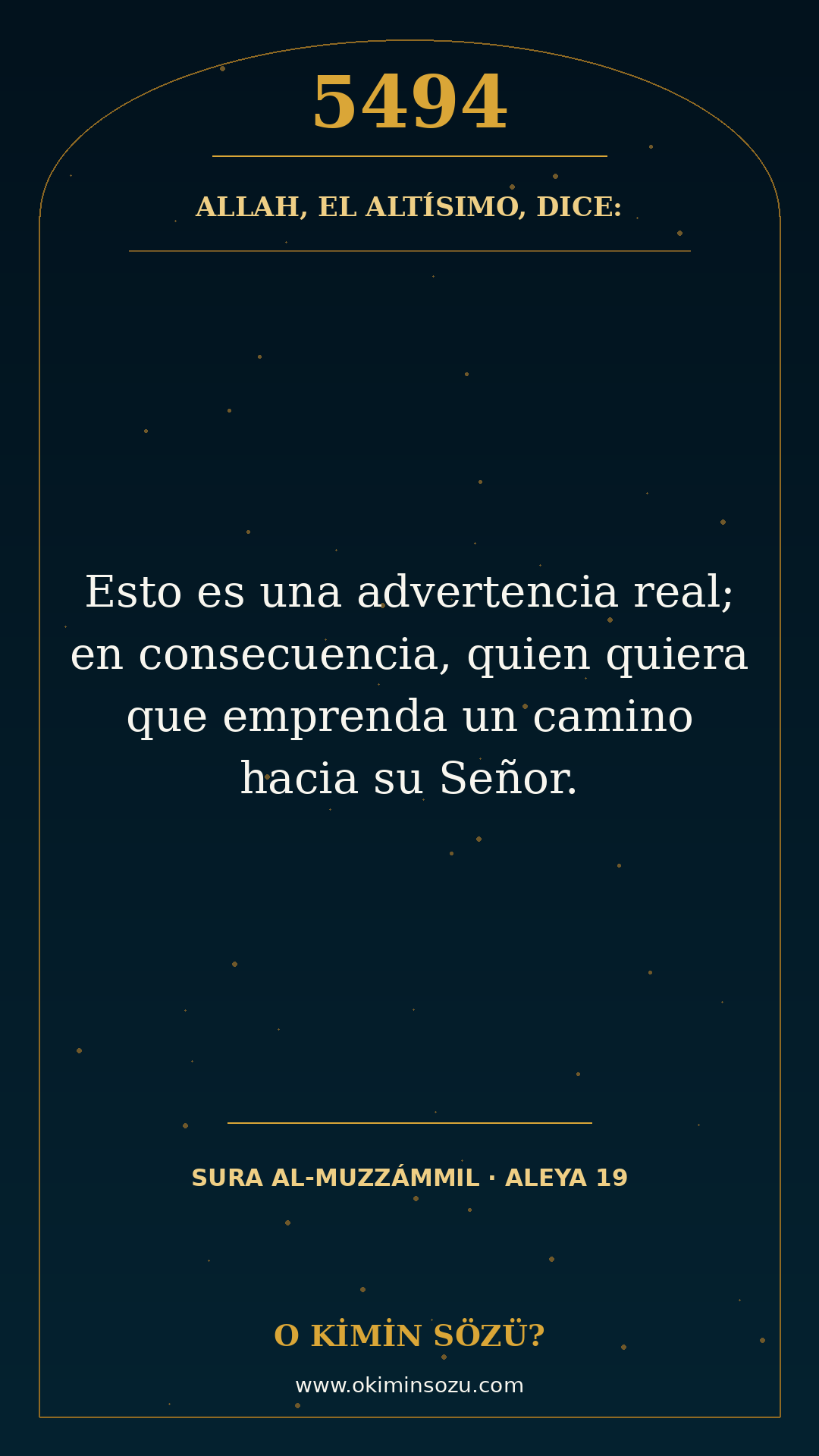 ayet 5494 sure 073 ayet 019