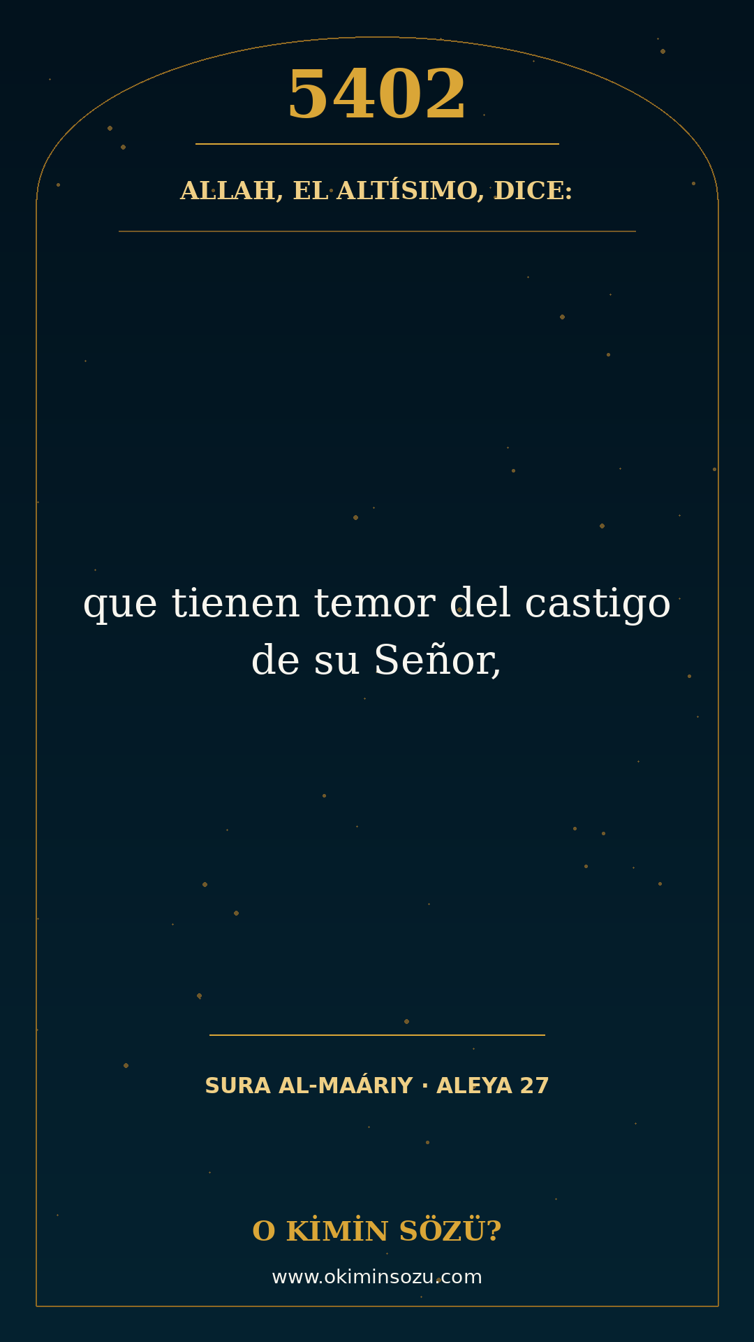 ayet 5402 sure 070 ayet 027