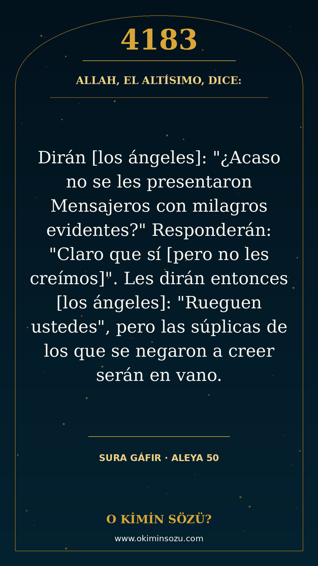 ayet 4183 sure 040 ayet 050