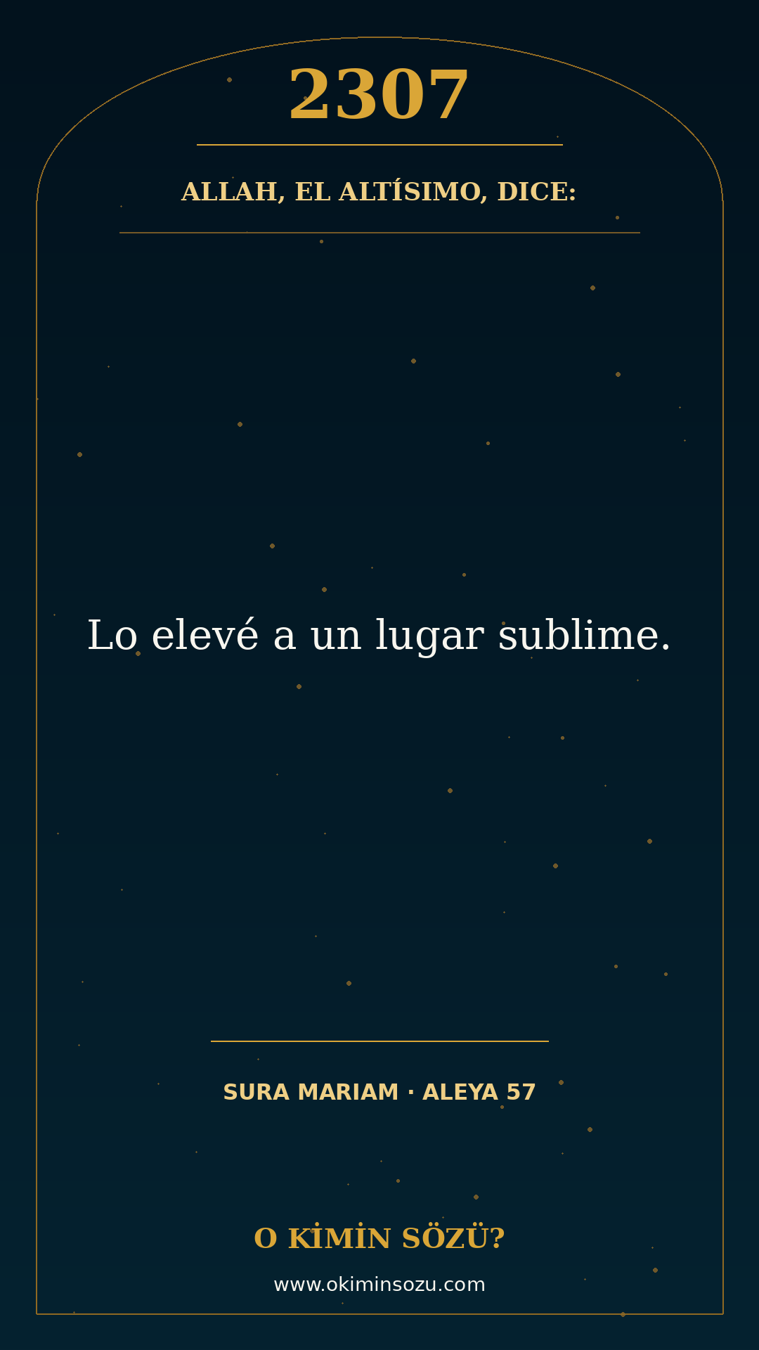 ayet 2307 sure 019 ayet 057