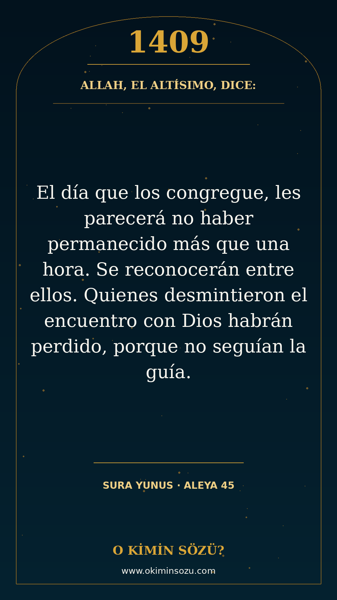 ayet 1409 sure 010 ayet 045
