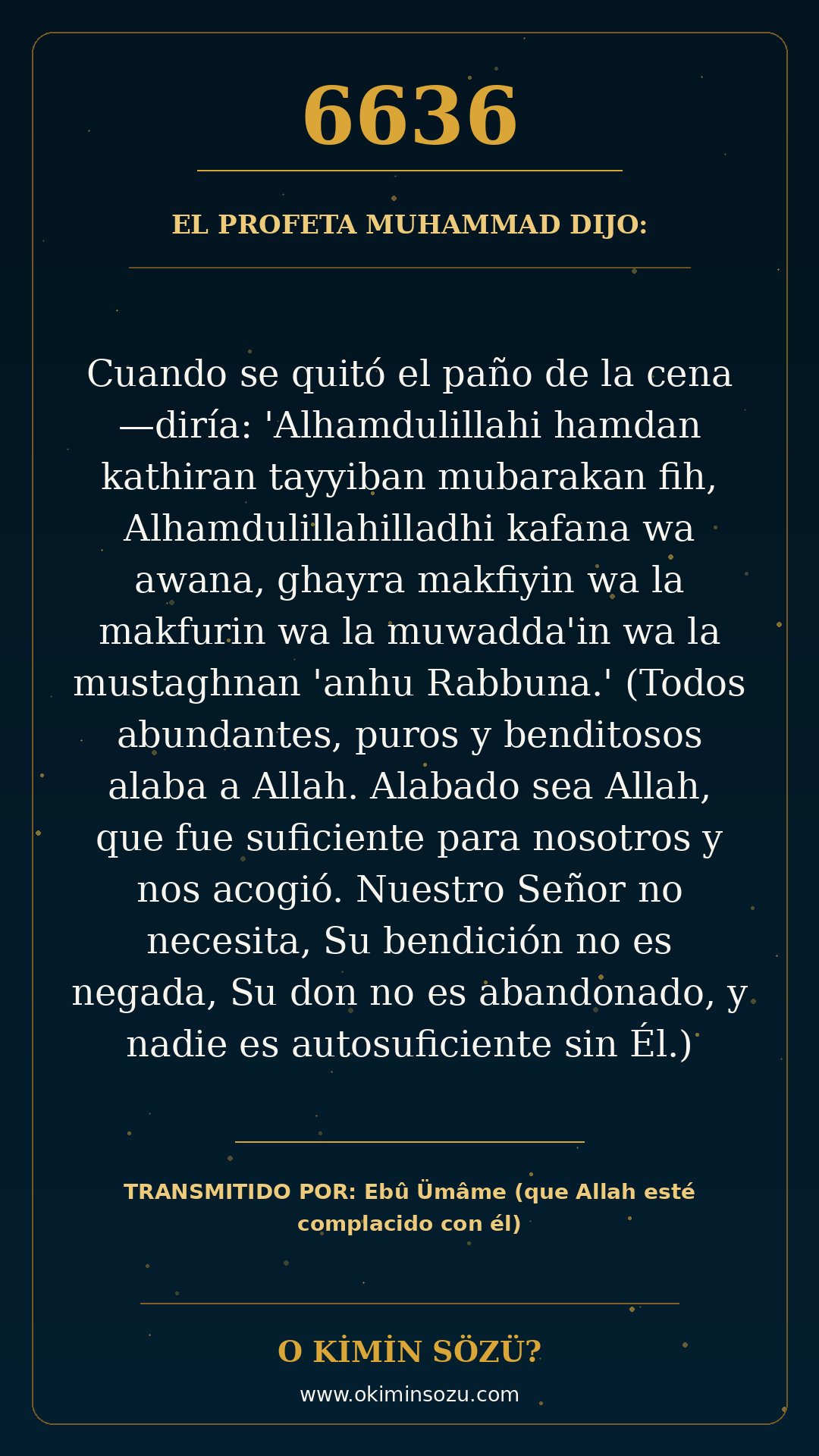 hadis 6636 es