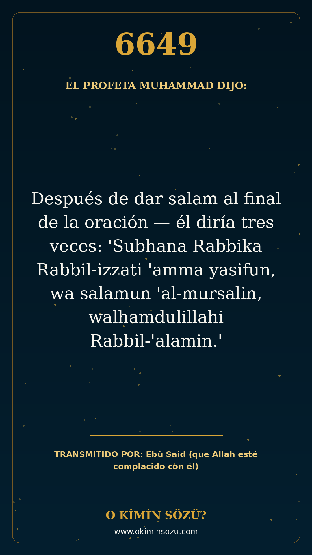 hadis 6649 es