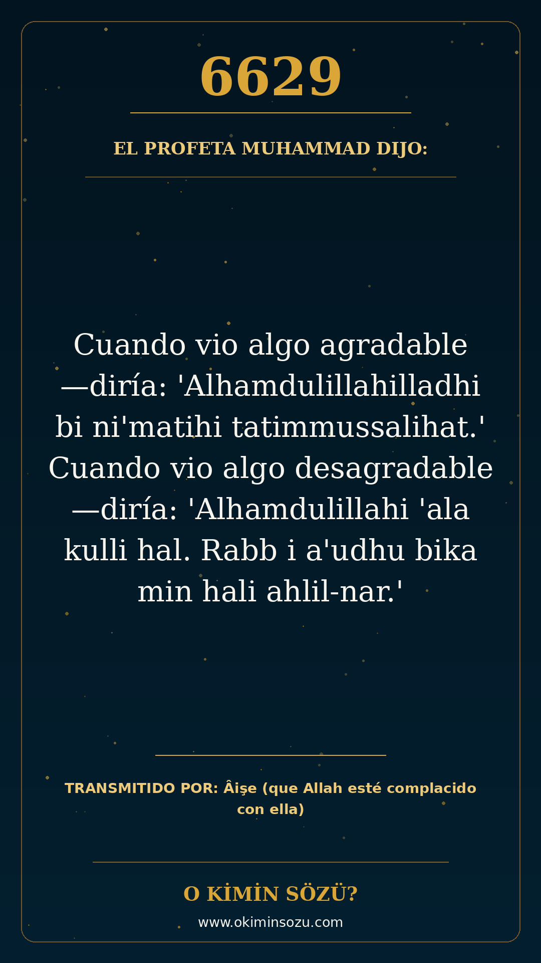 hadis 6629 es