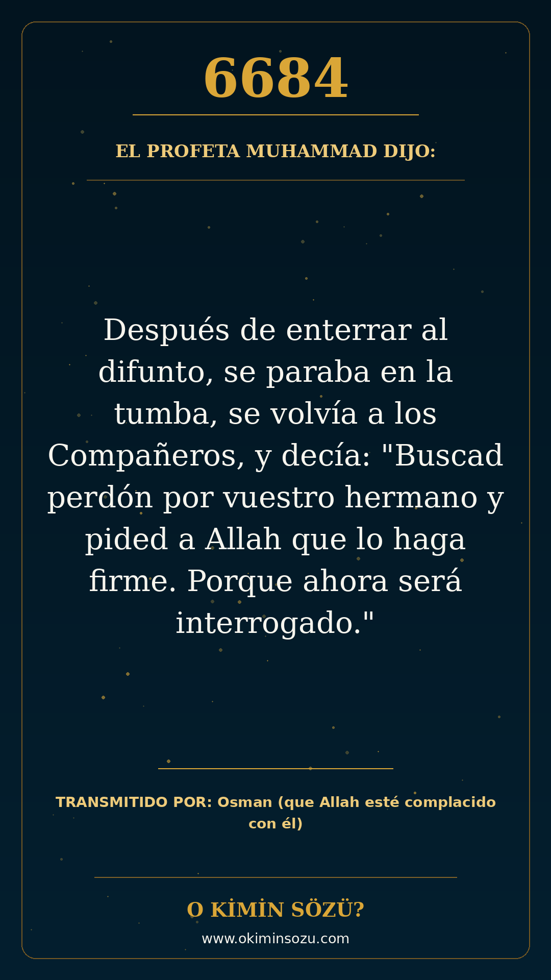 hadis 6684 es