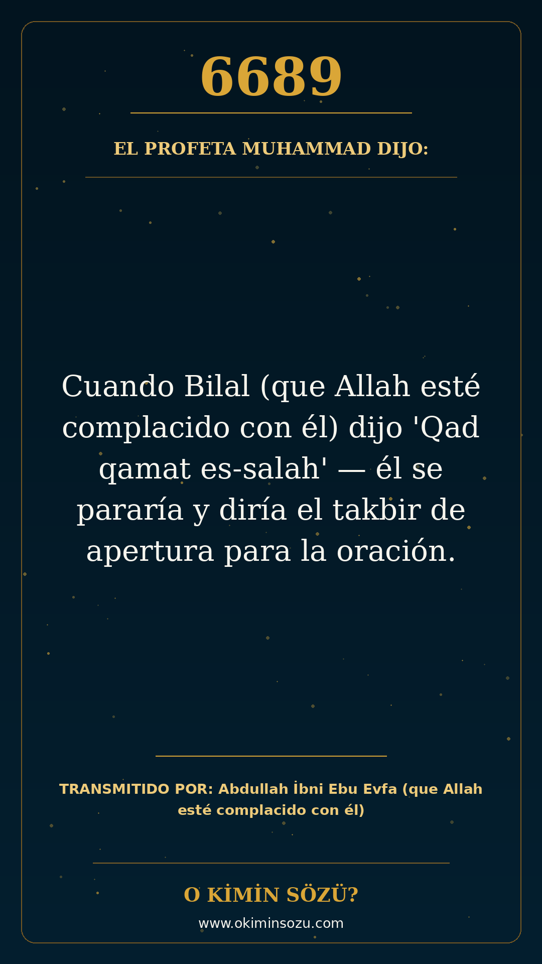 hadis 6689 es