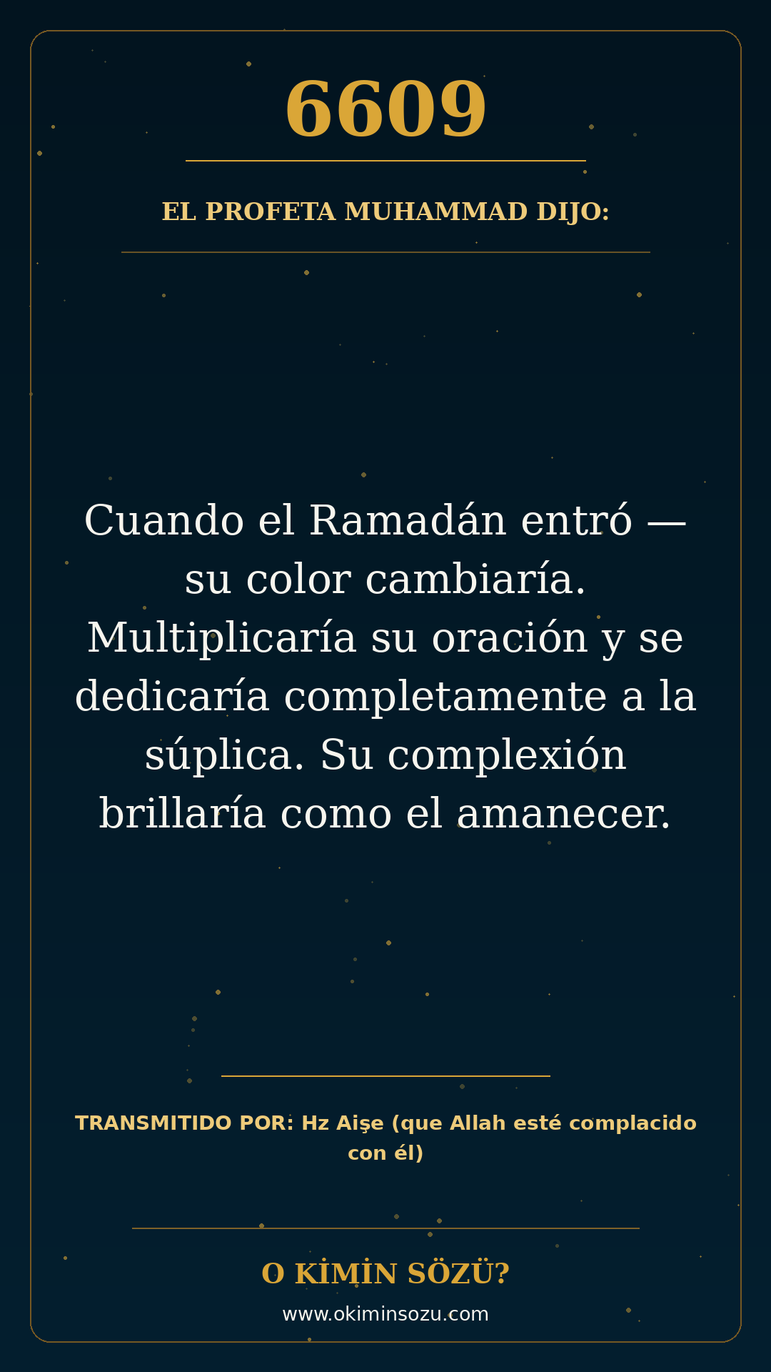 hadis 6609 es