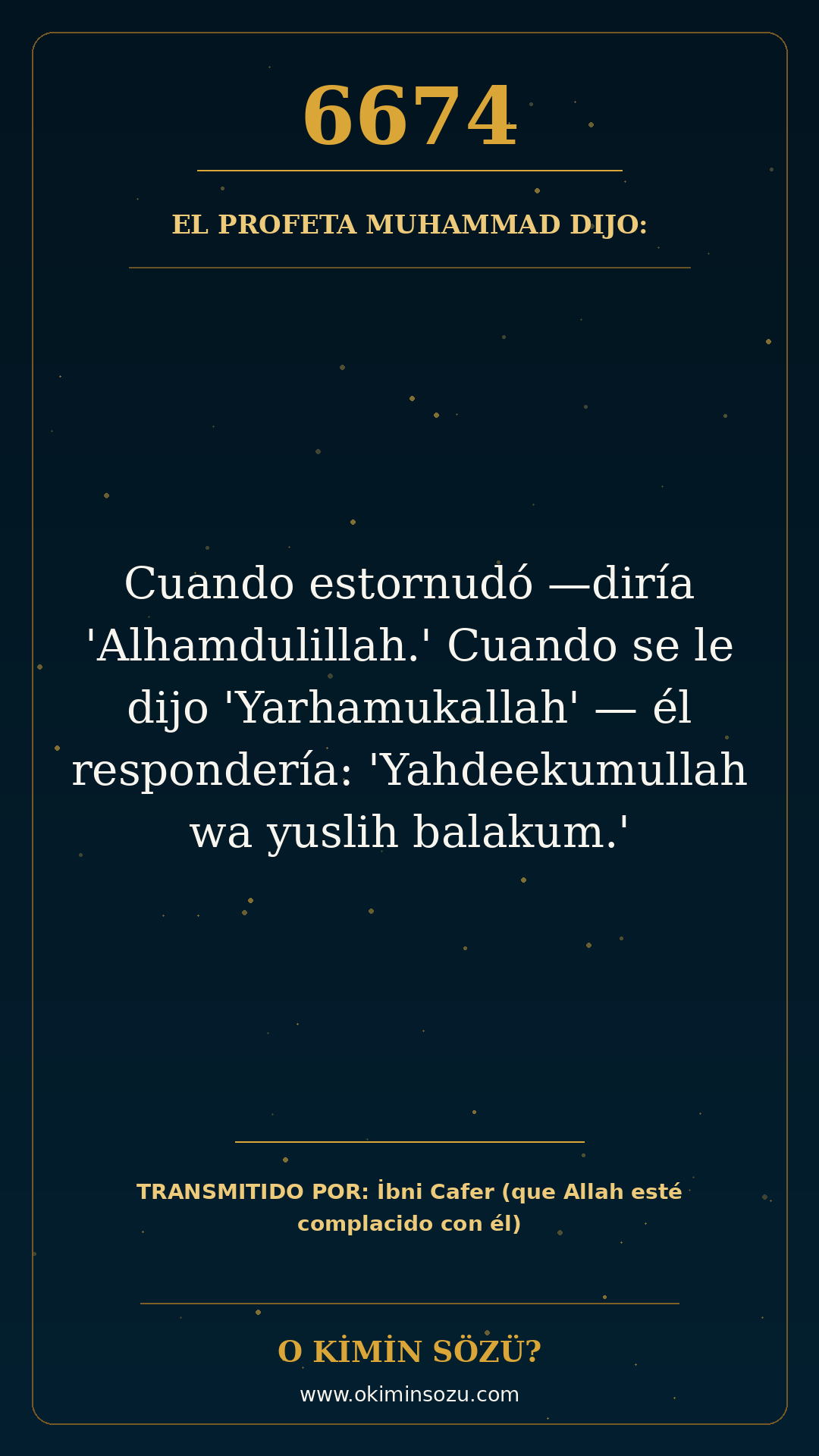 hadis 6674 es