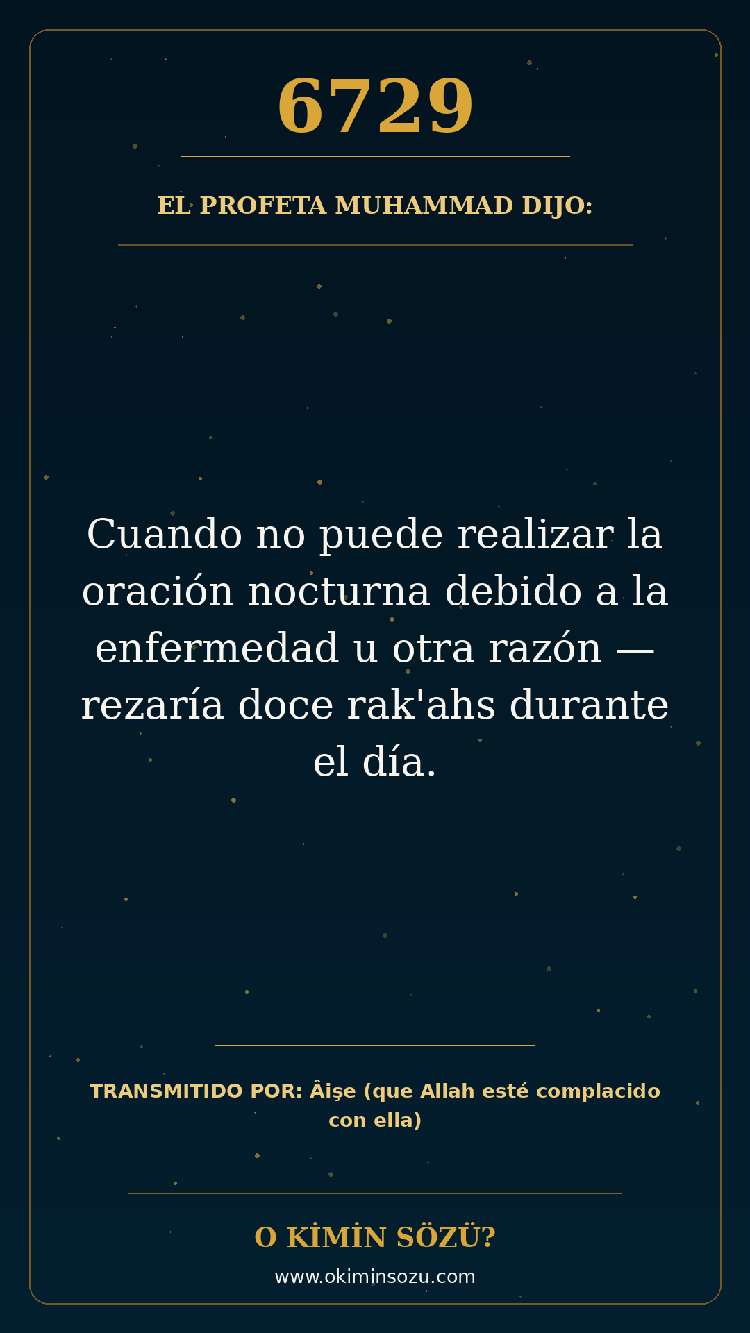 hadis 6729 es