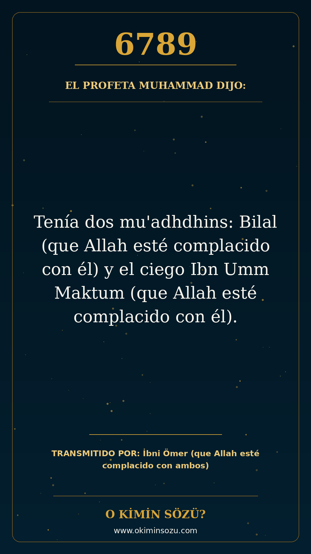 hadis 6789 es