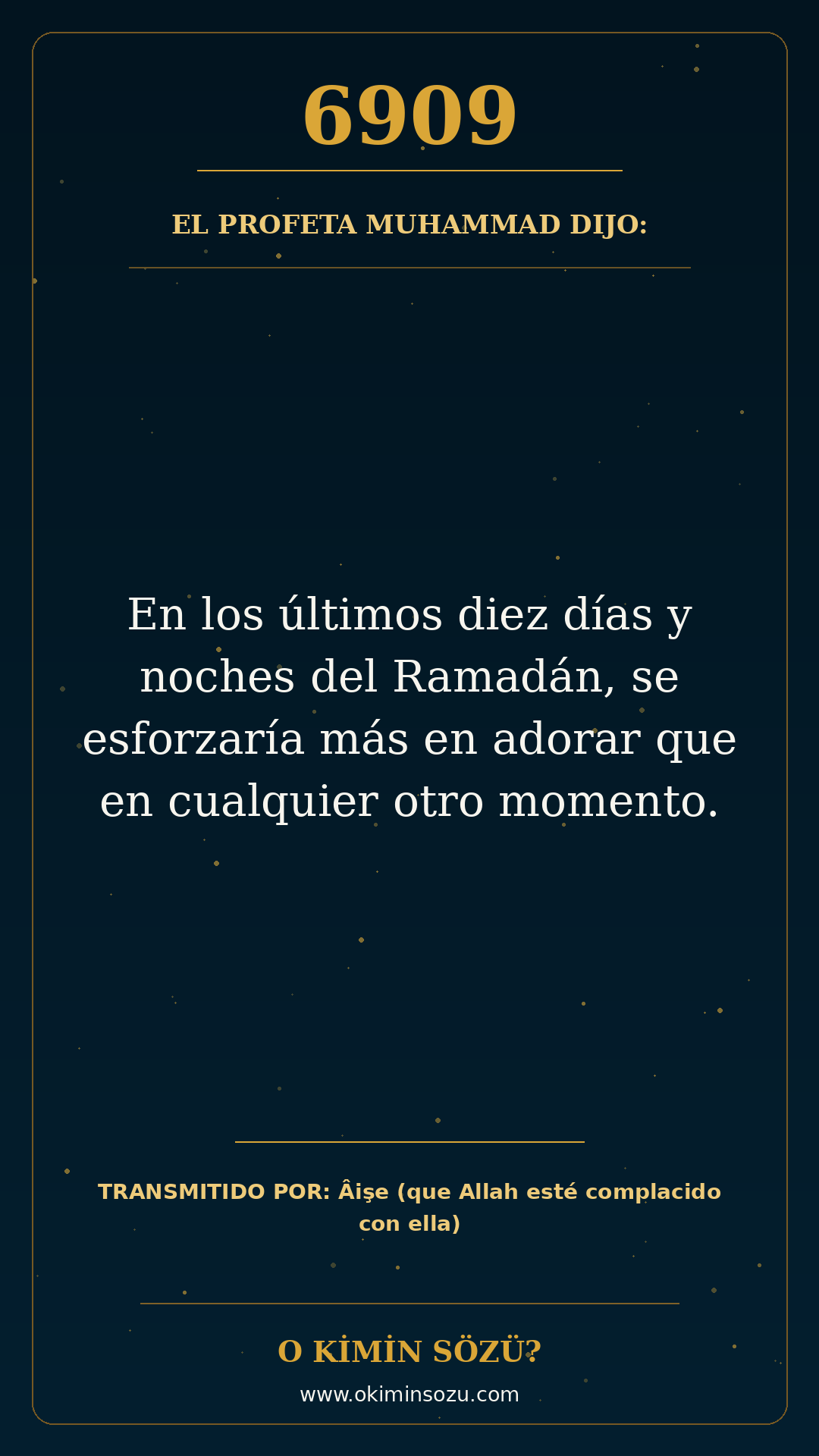 hadis 6909 es