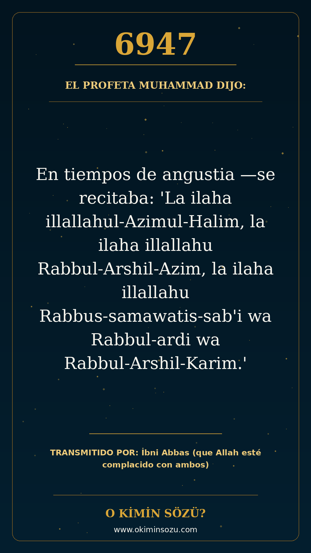 hadis 6947 es
