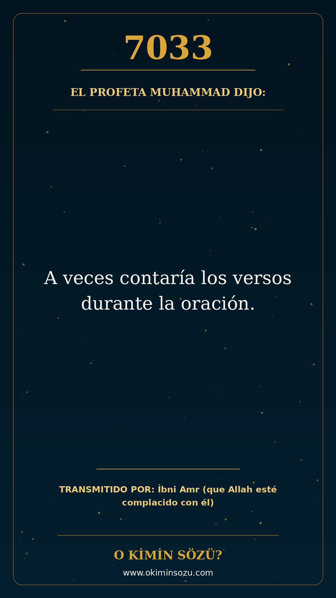 hadis 7033 es