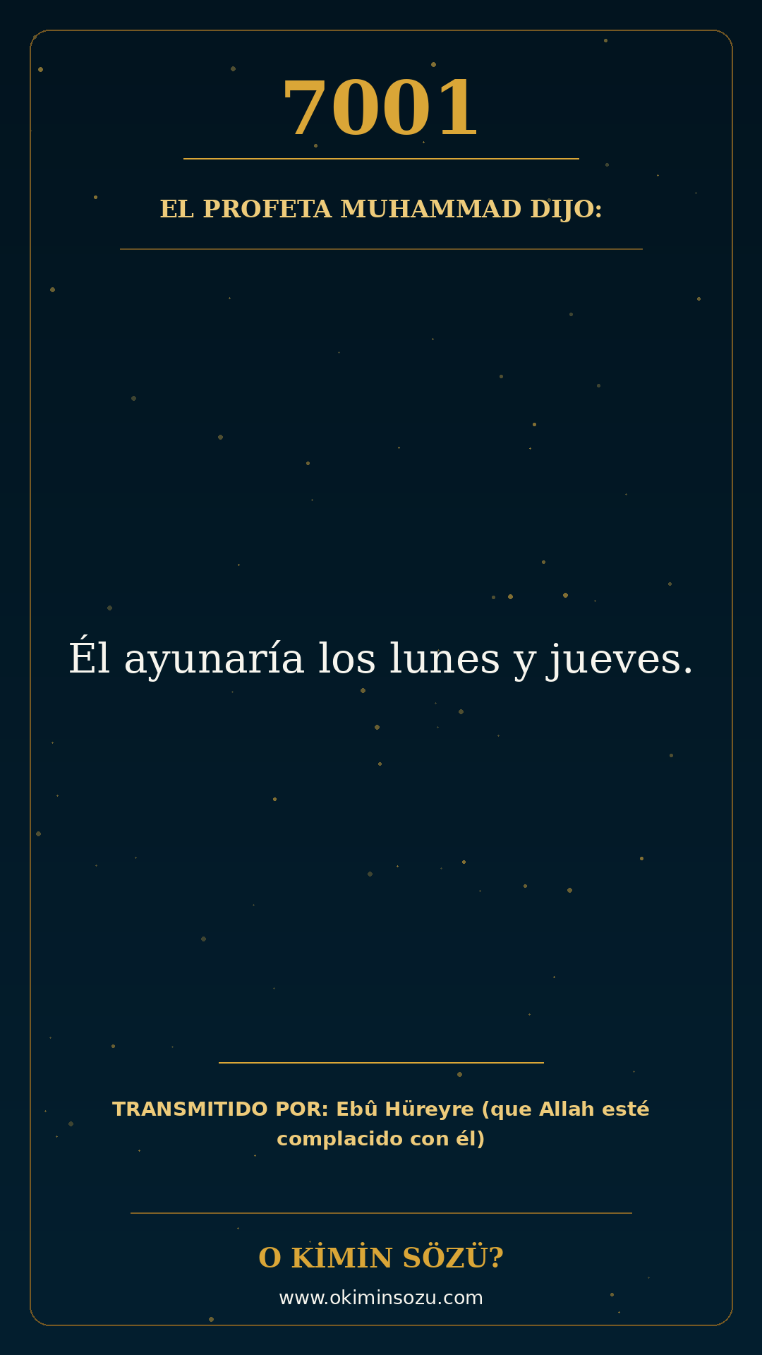 hadis 7001 es