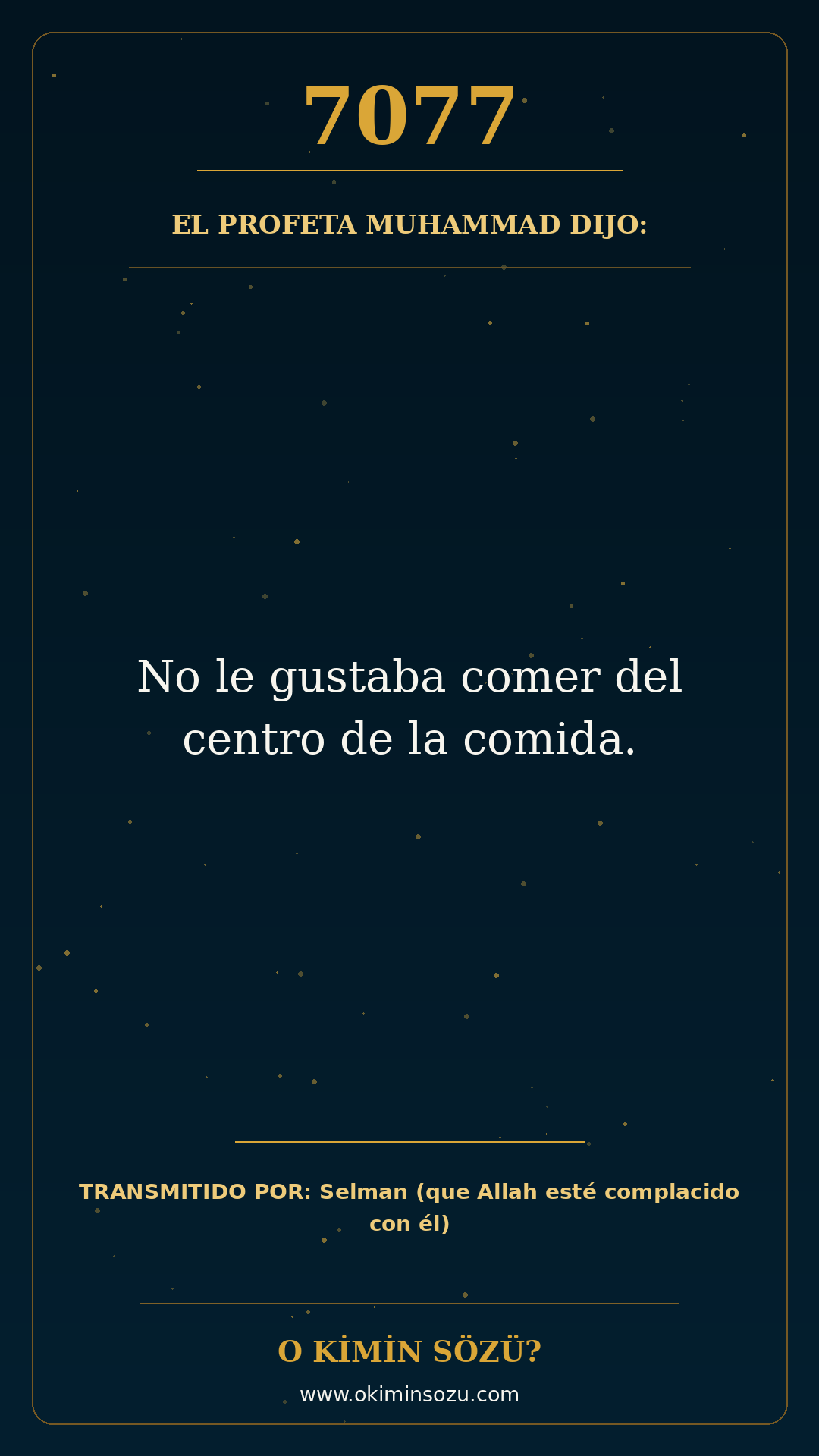 hadis 7077 es
