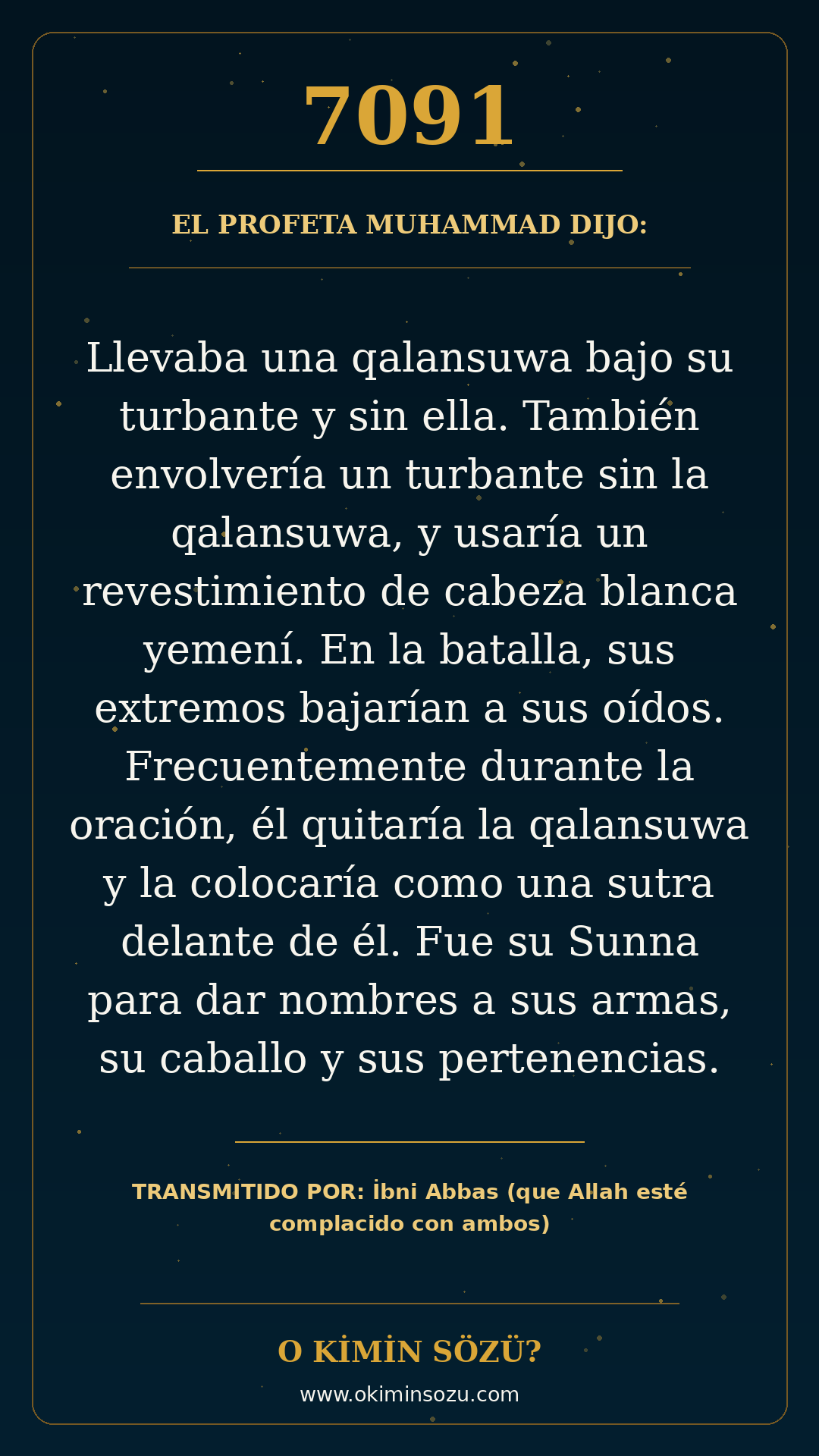 hadis 7091 es