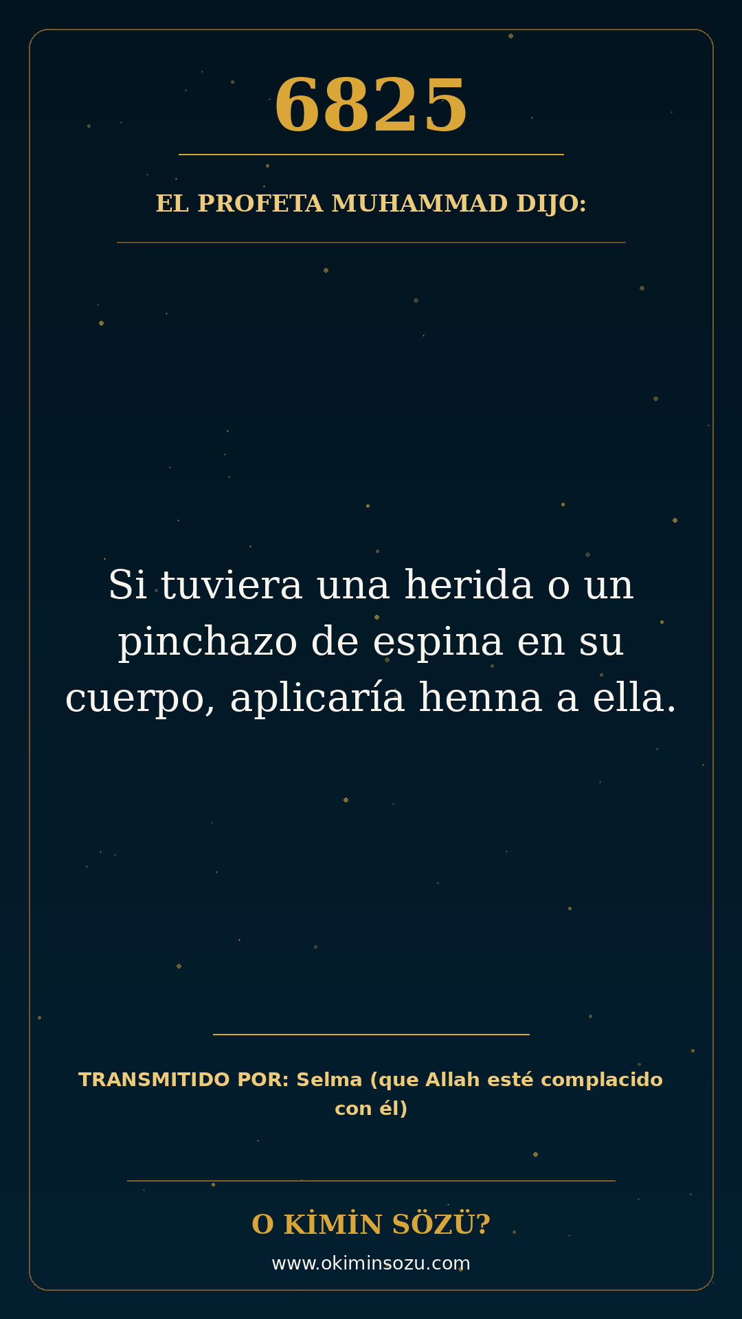 hadis 6825 es