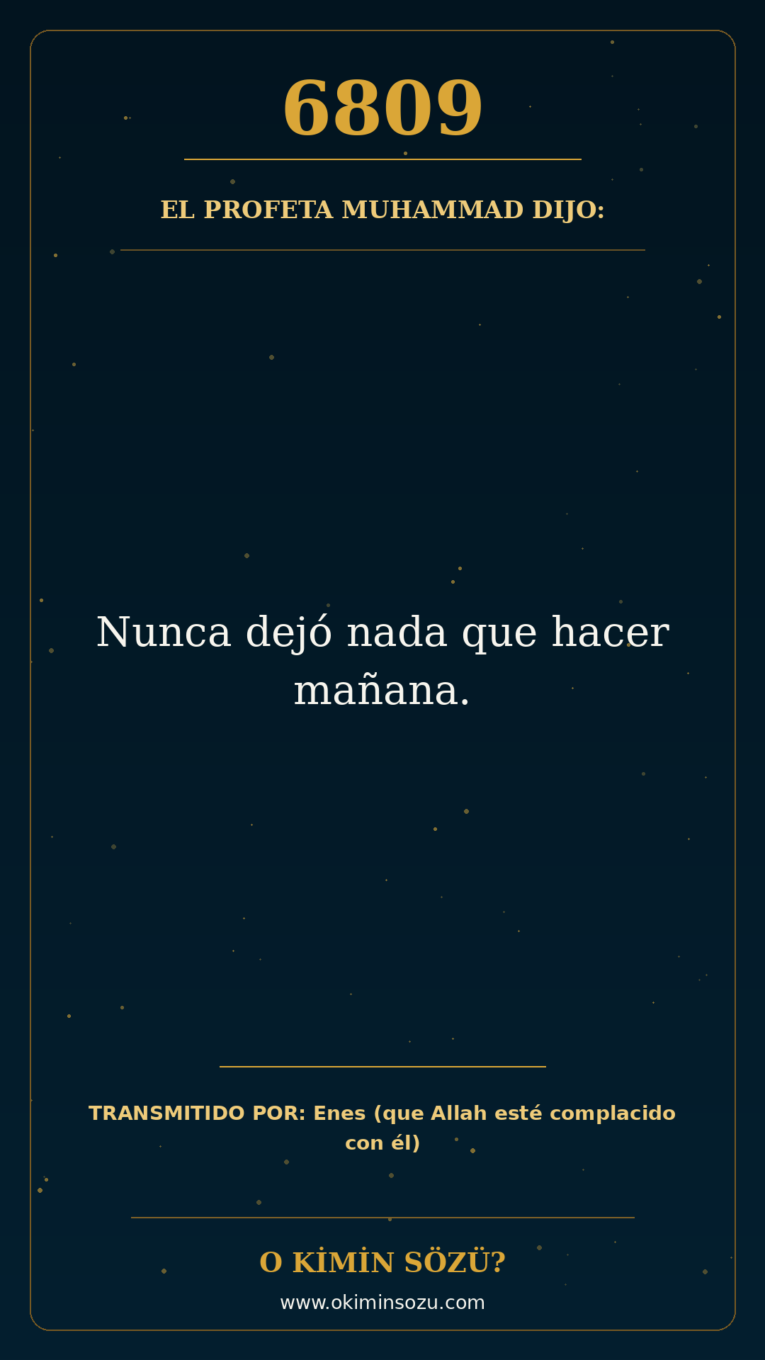 hadis 6809 es