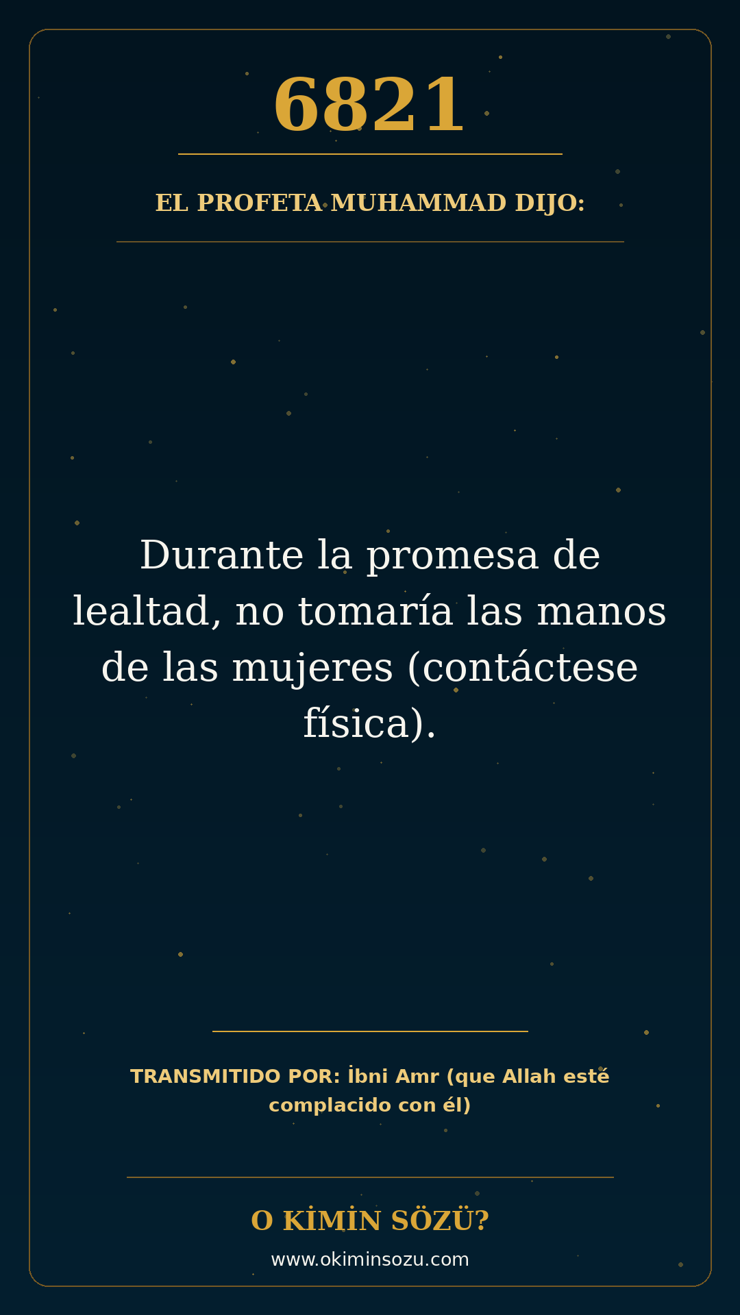 hadis 6821 es