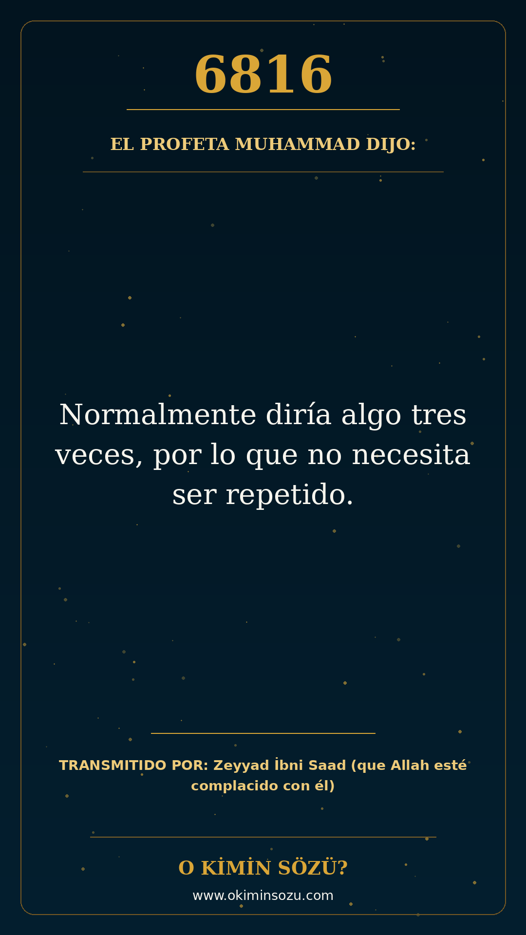 hadis 6816 es