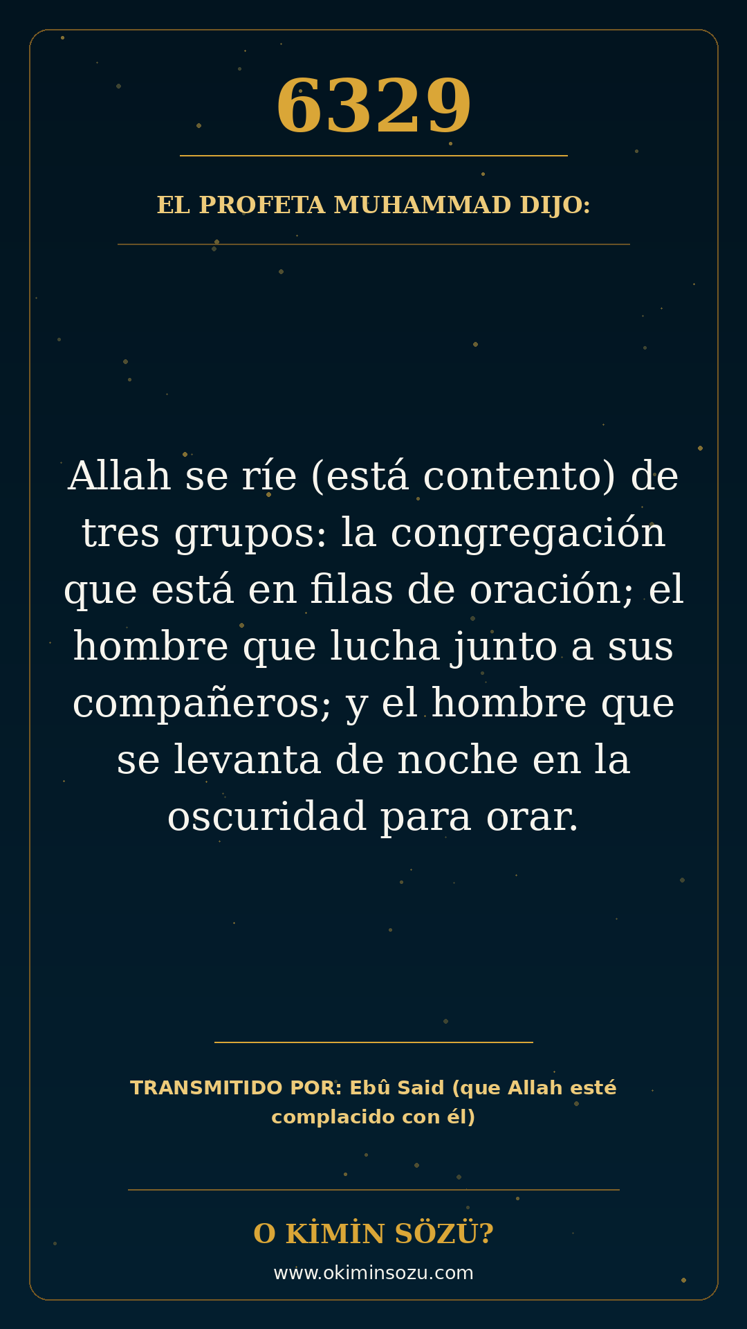 hadis 6329 es