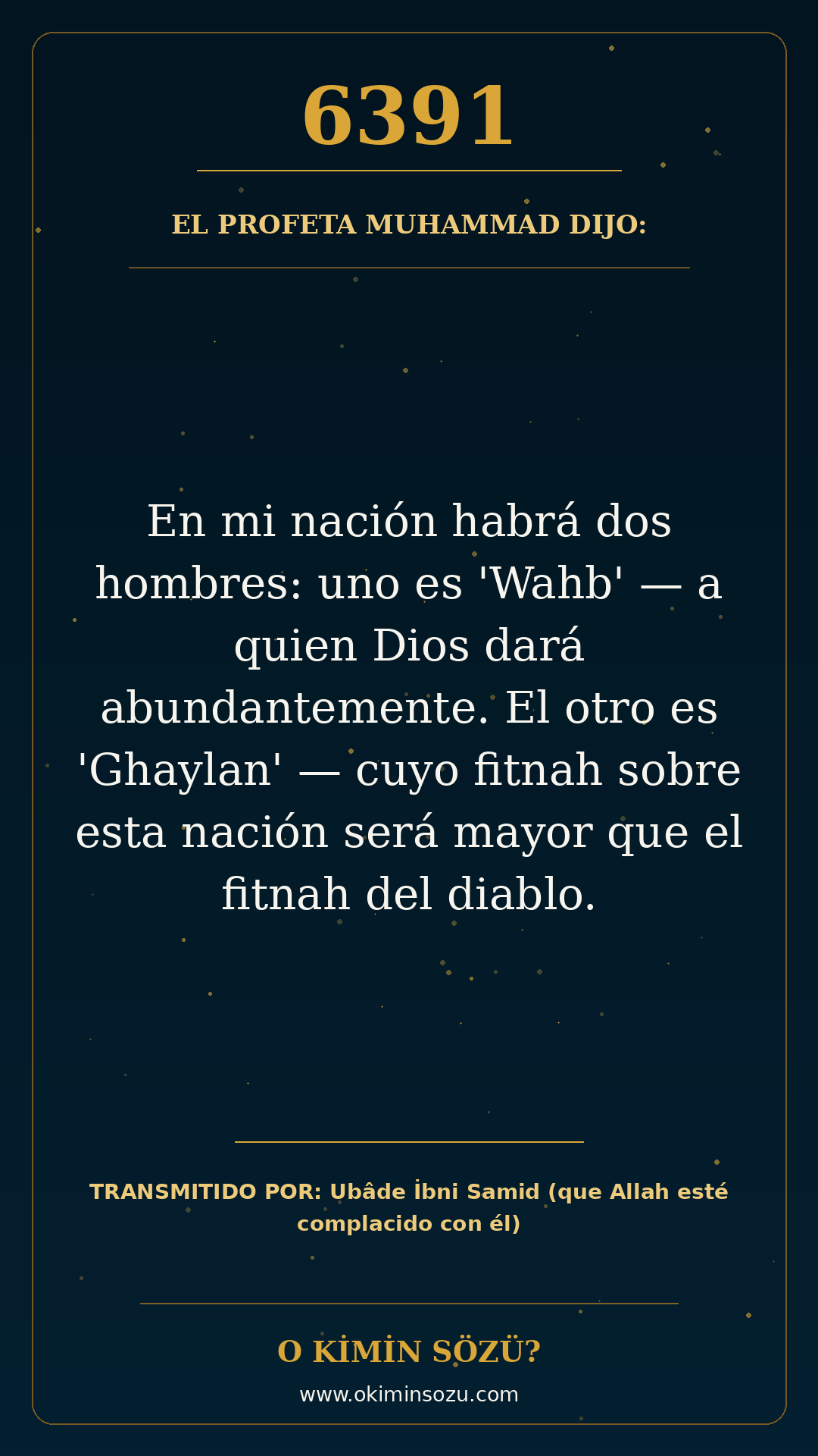 hadis 6391 es