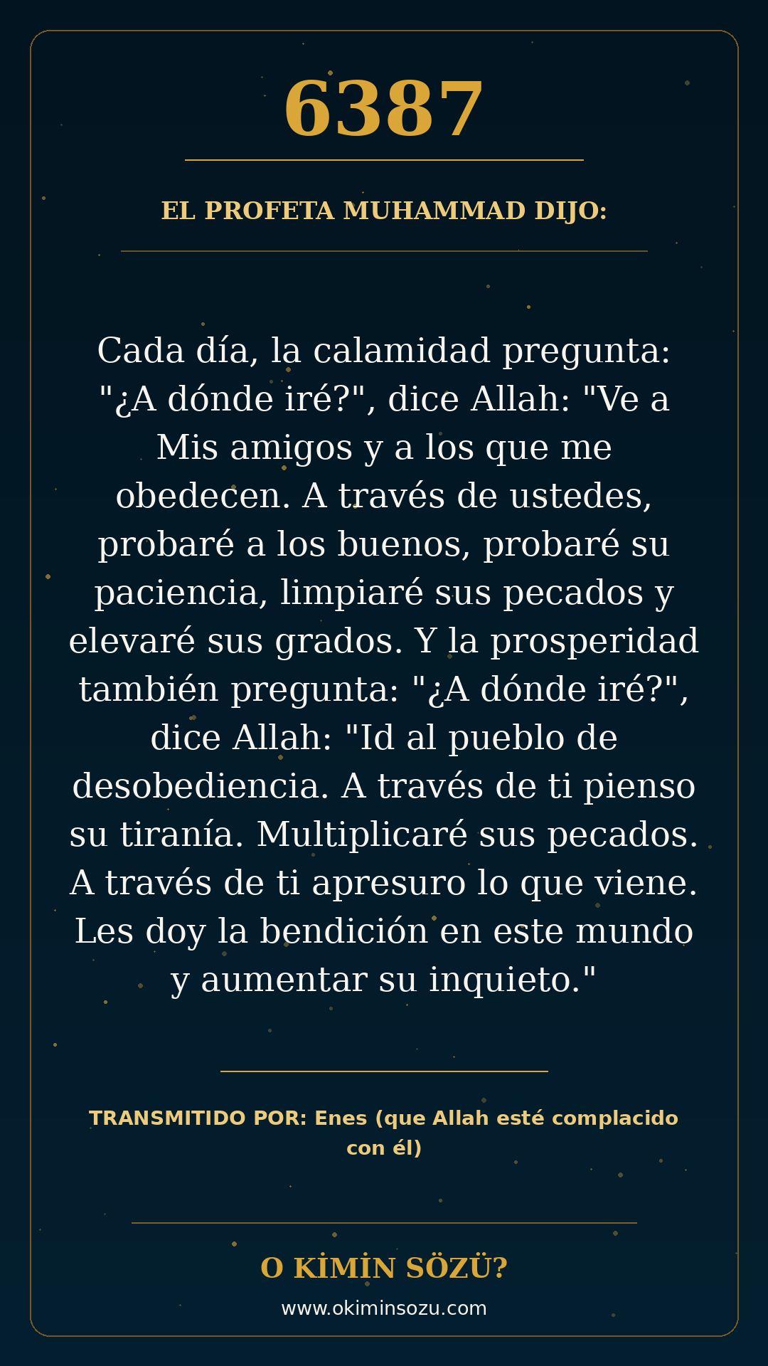 hadis 6387 es