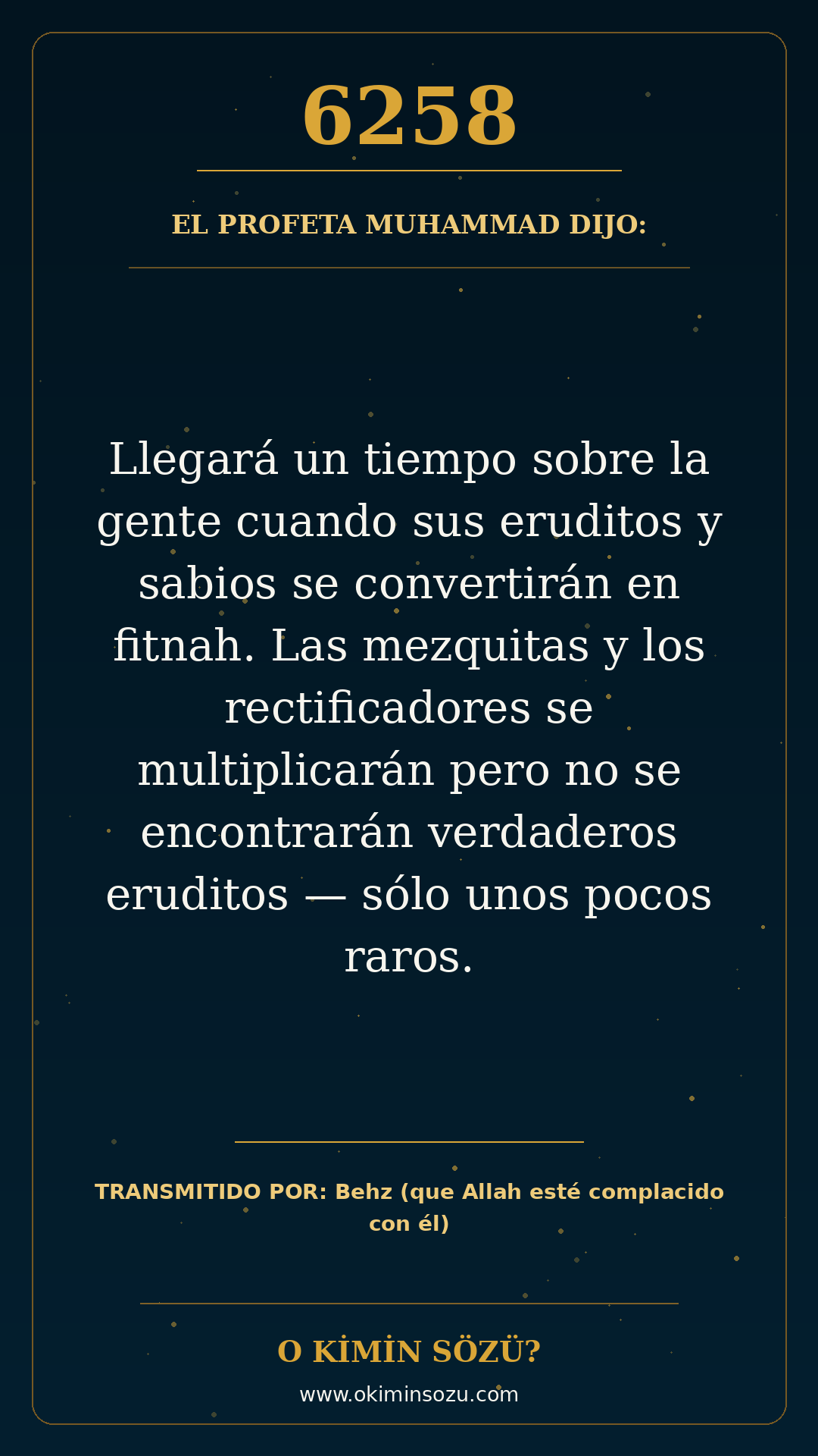 hadis 6258 es