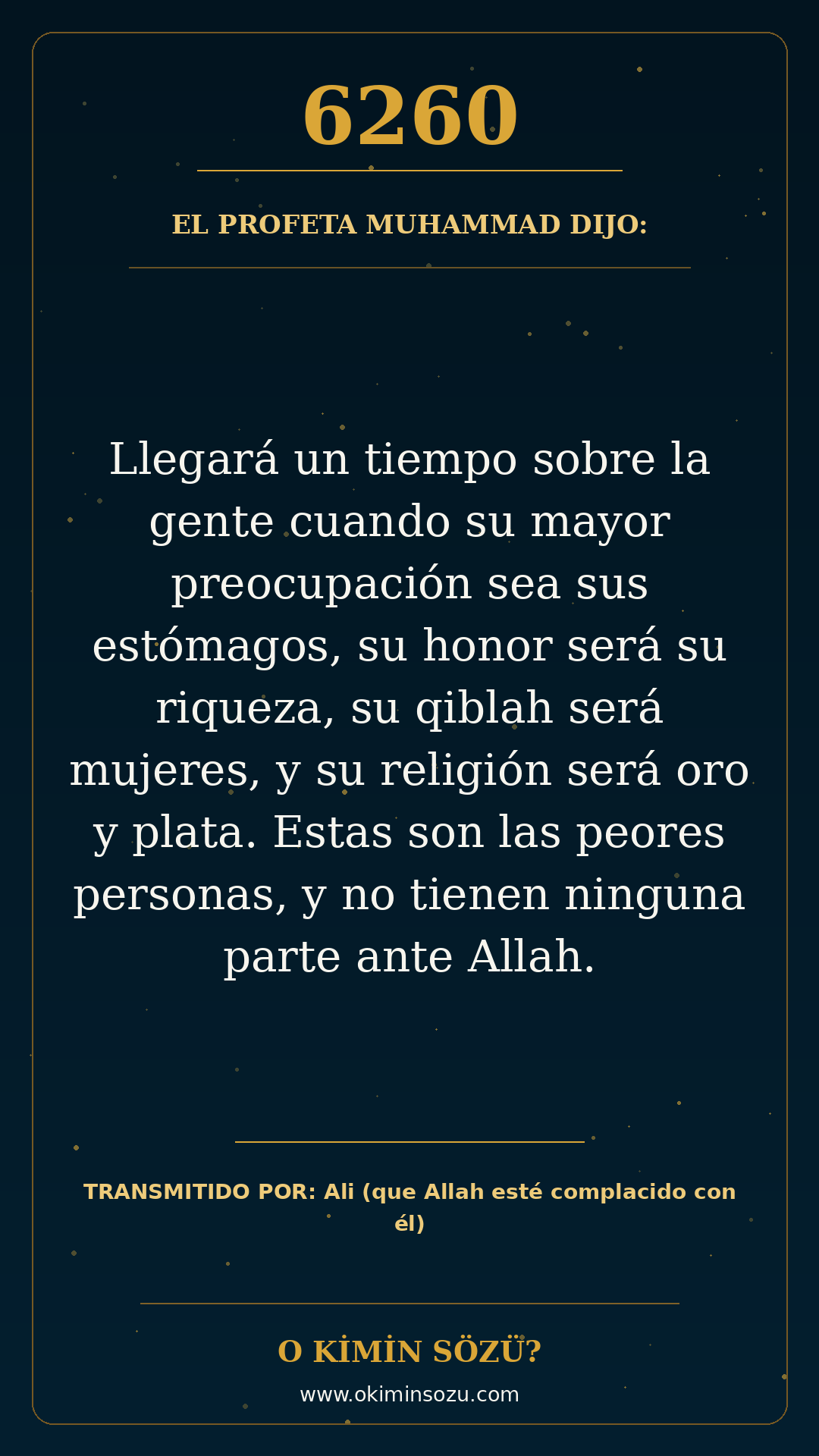 hadis 6260 es