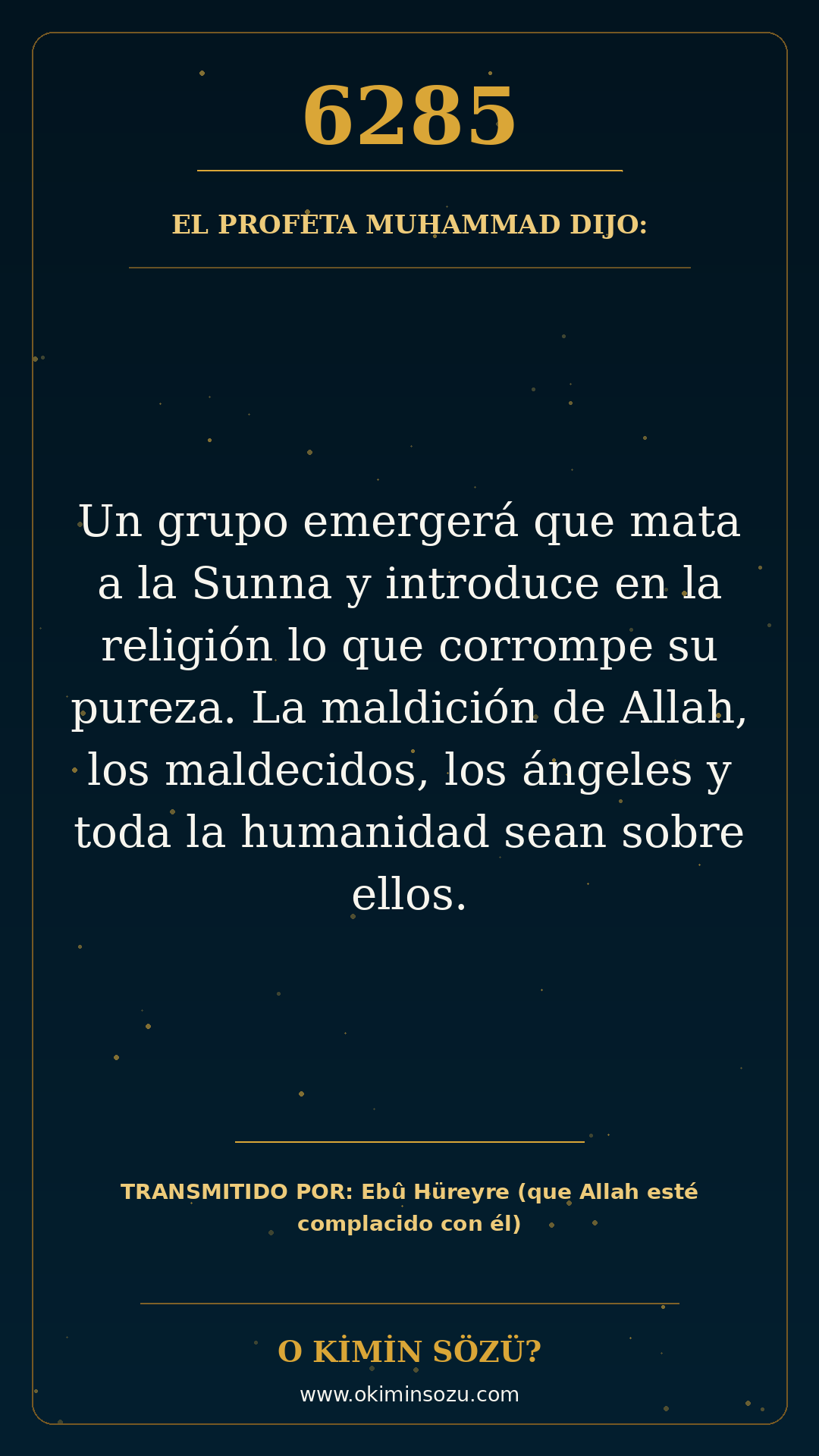 hadis 6285 es