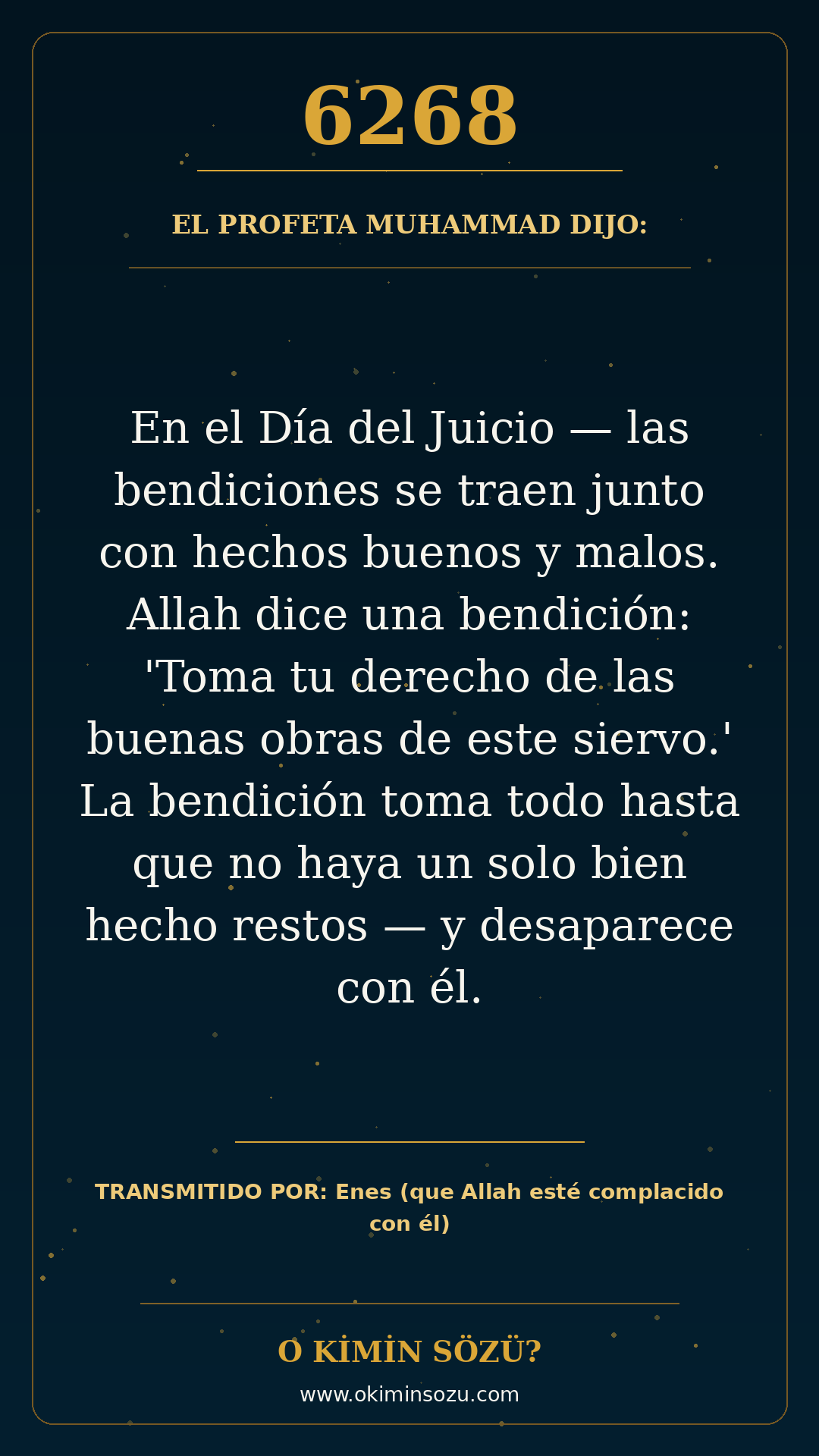 hadis 6268 es
