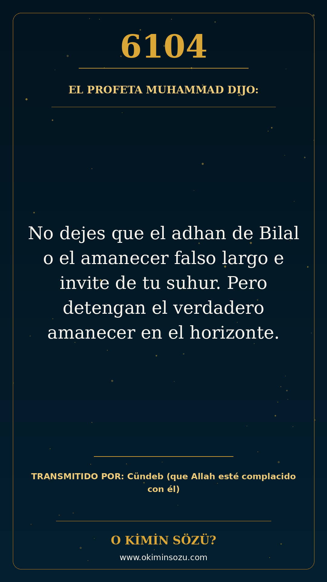hadis 6104 es