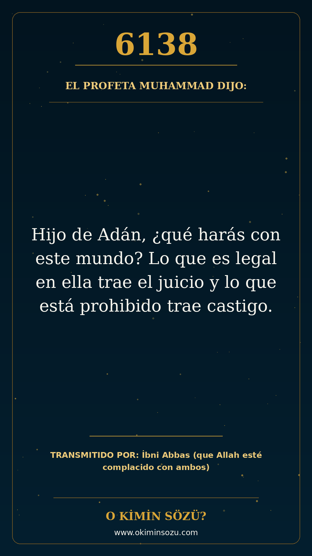 hadis 6138 es