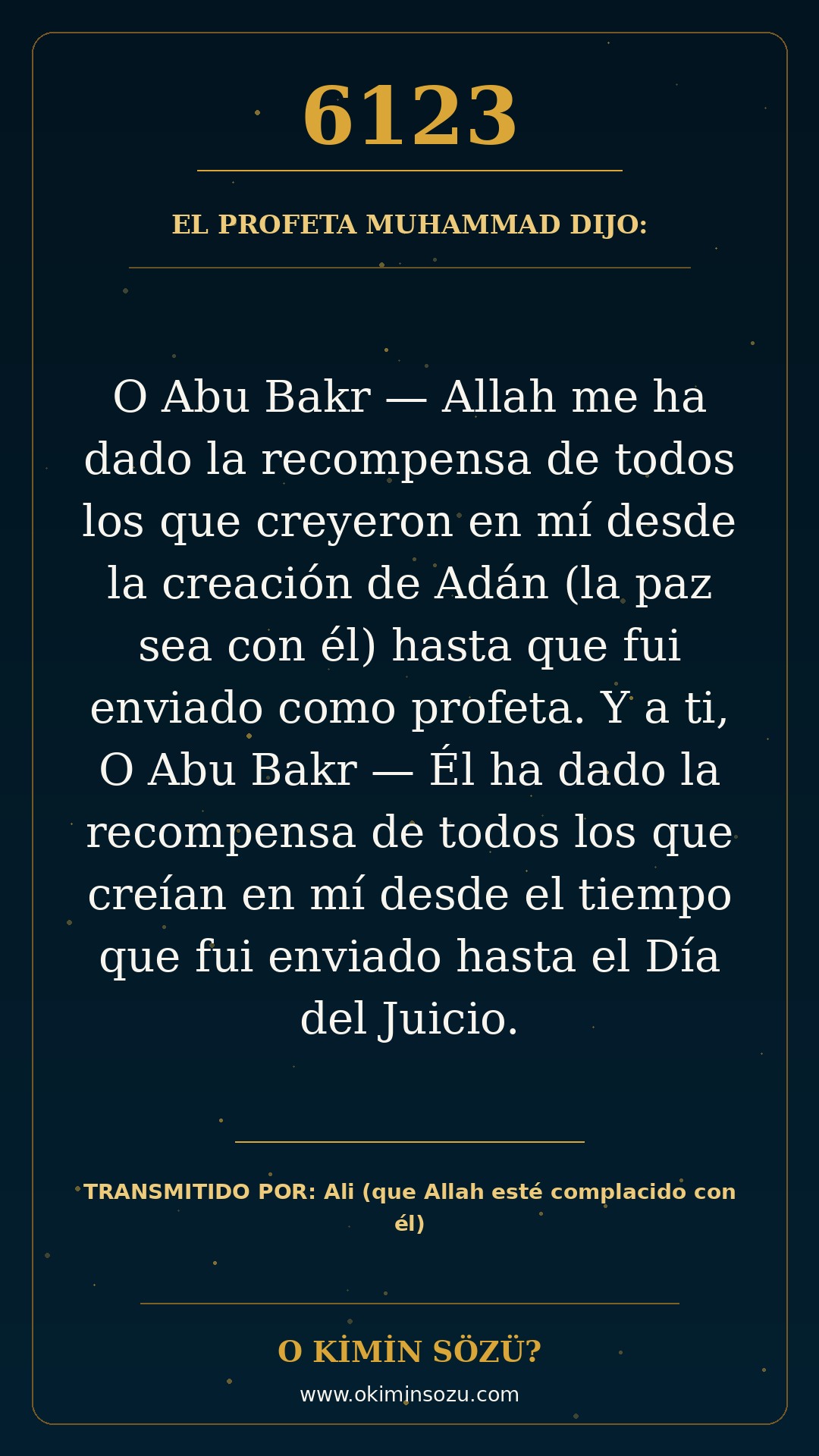 hadis 6123 es