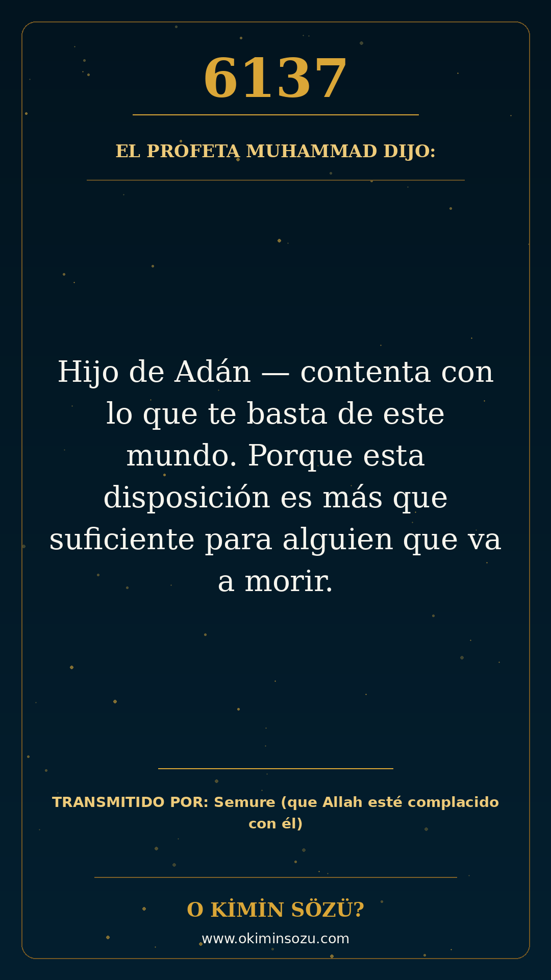 hadis 6137 es