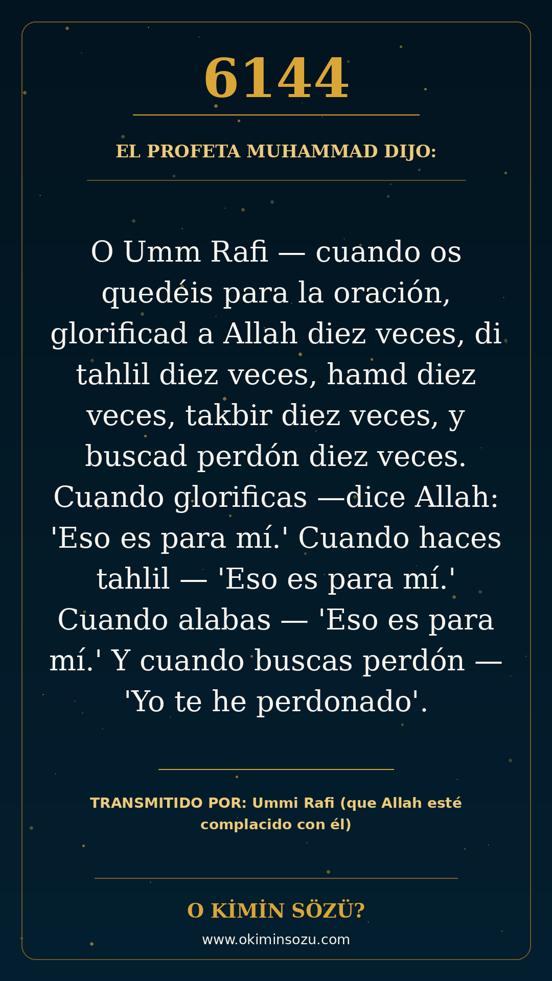 hadis 6144 es