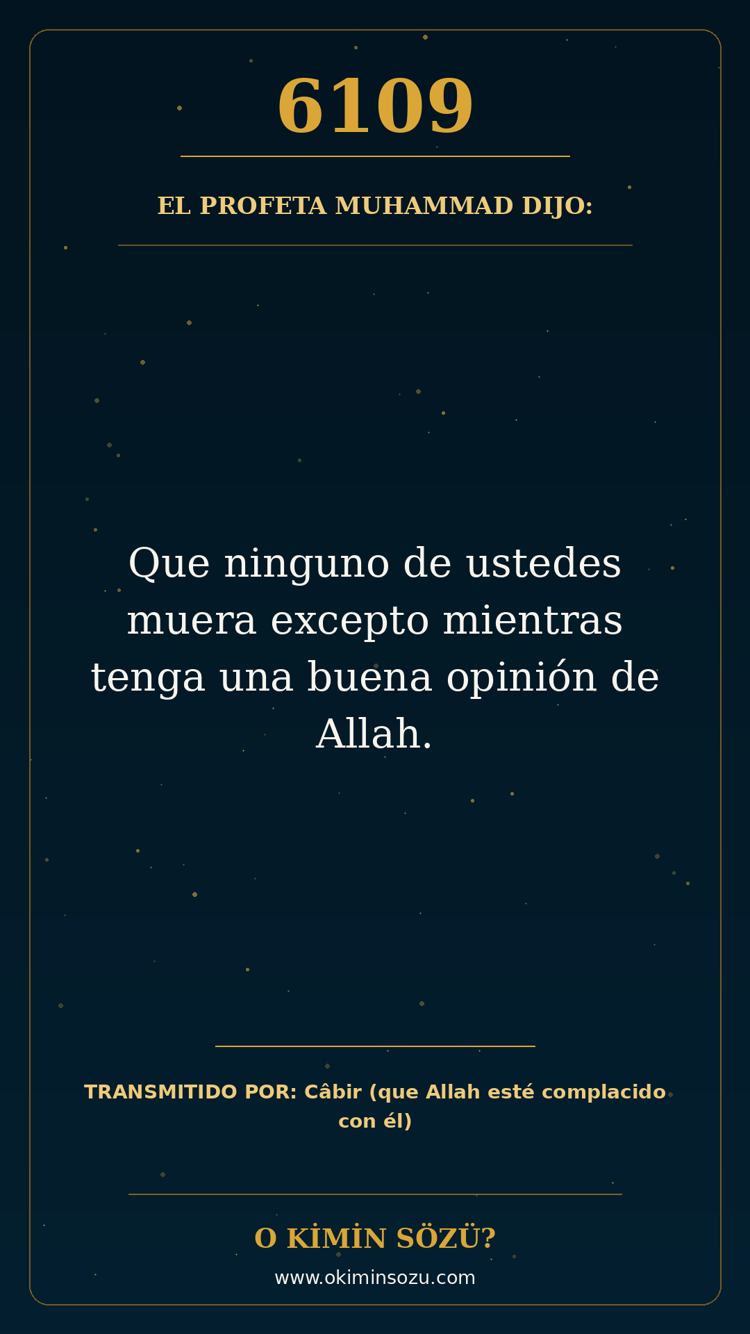 hadis 6109 es