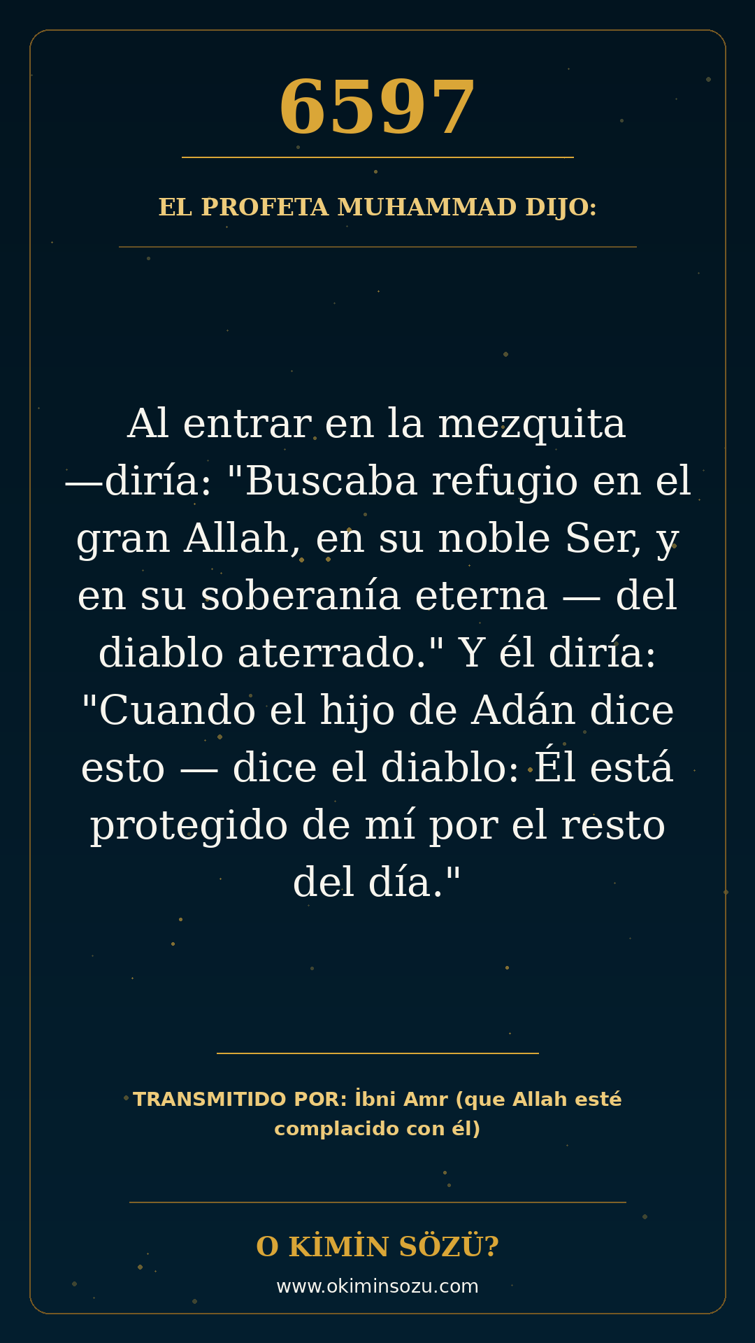hadis 6597 es
