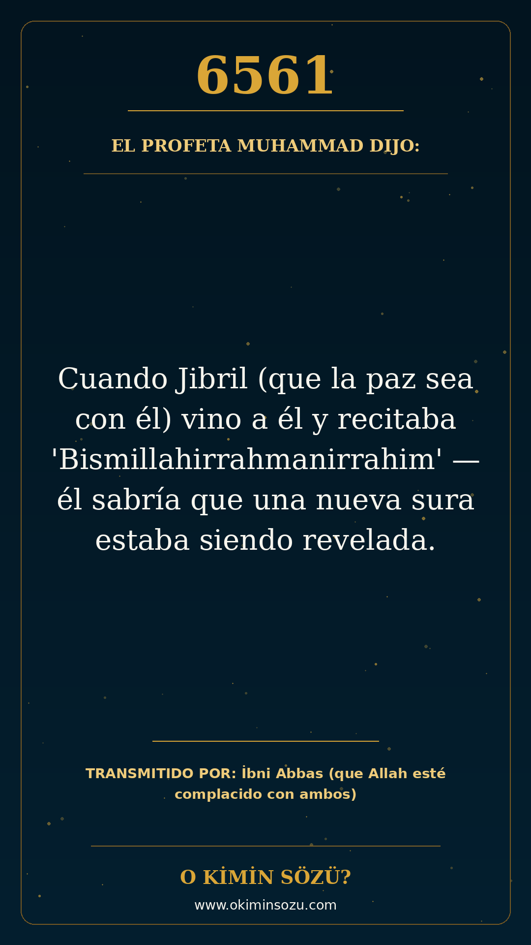 hadis 6561 es