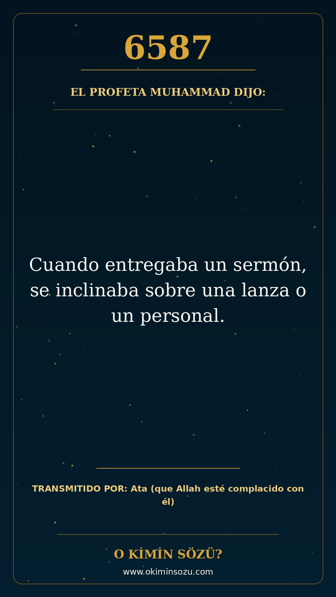 hadis 6587 es