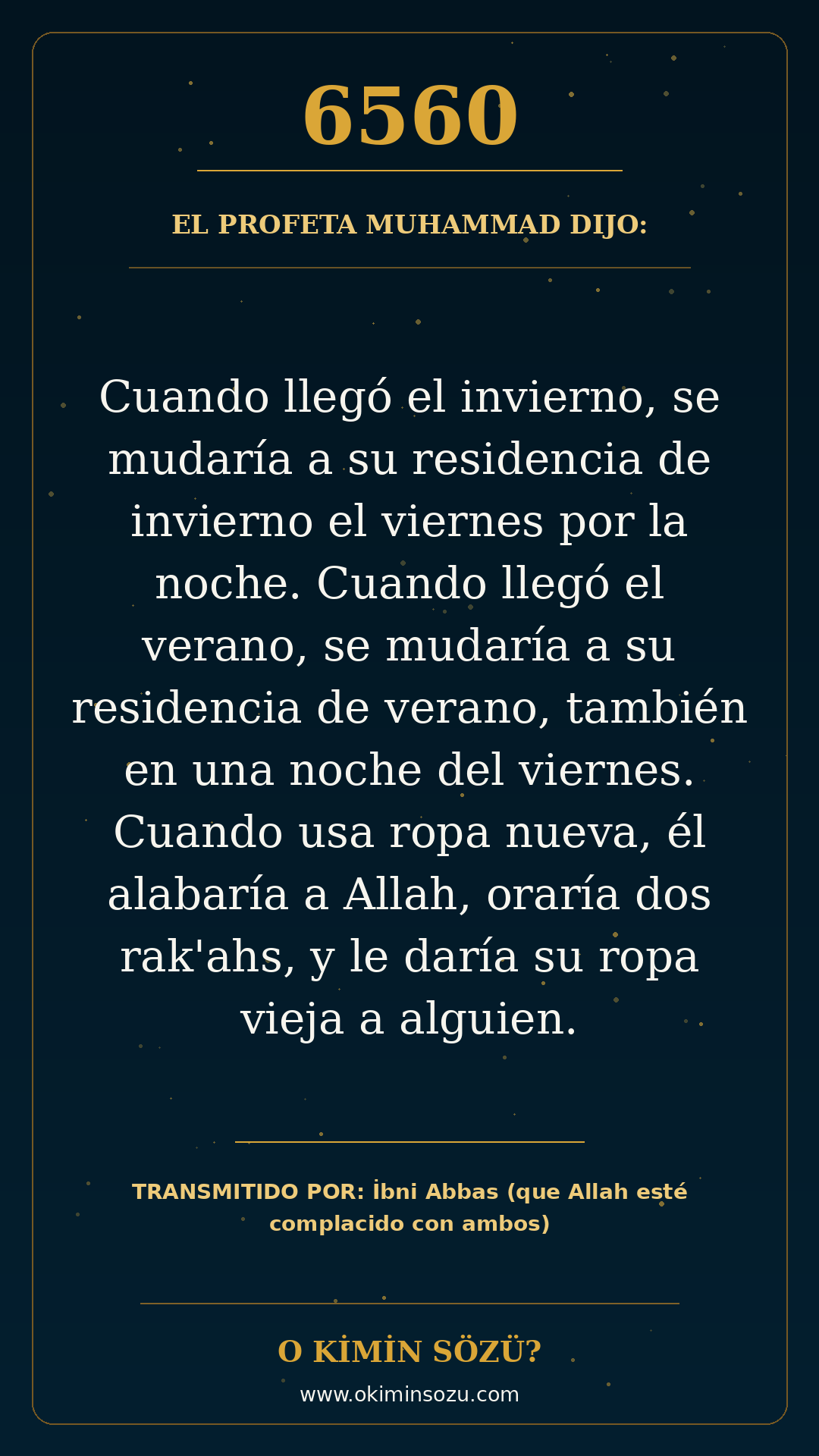 hadis 6560 es